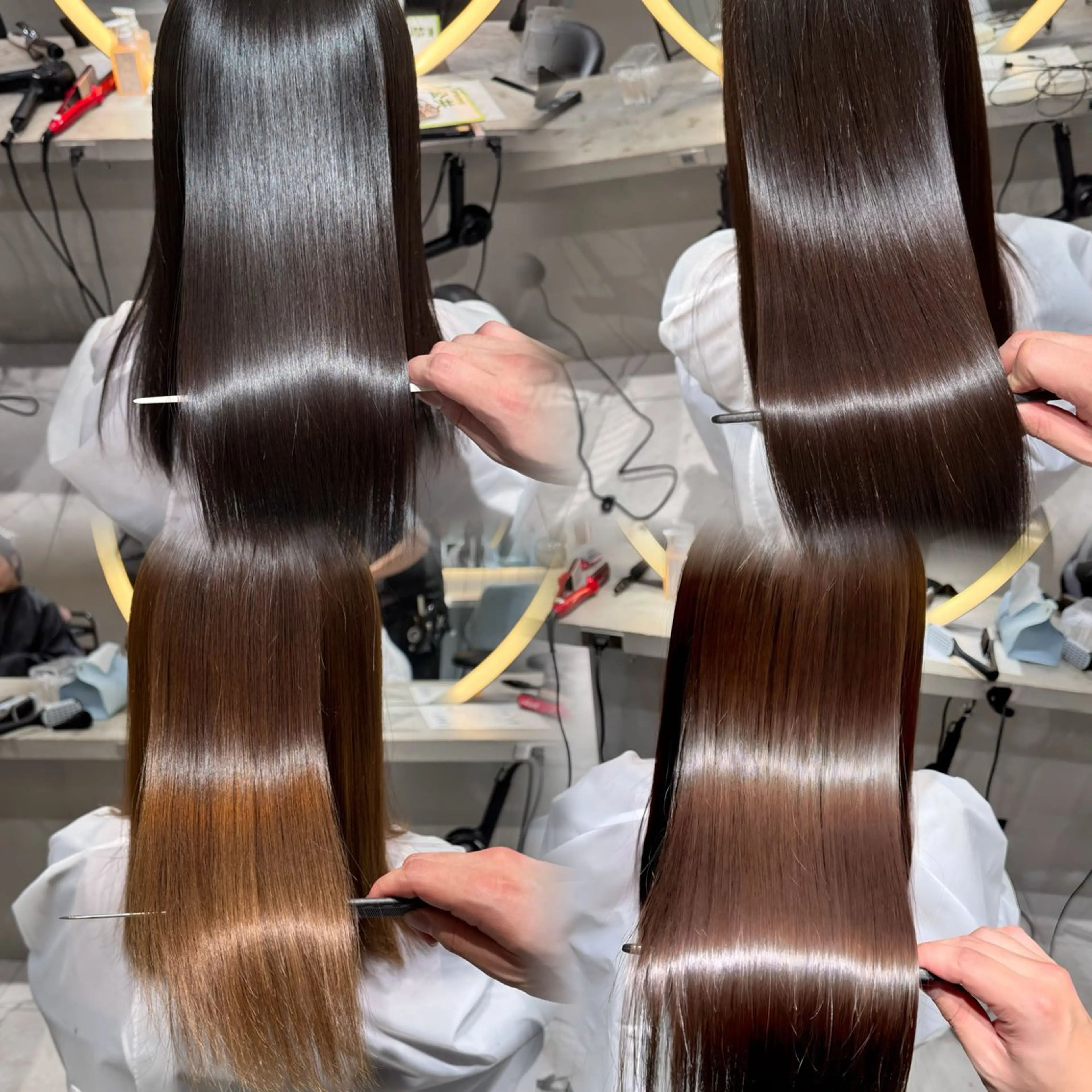 セミロング 縮毛矯正 カット 縮毛矯正 トリートメント 卒業カラー/初カラー 🌟本郷壮一郎のヘアスタイル