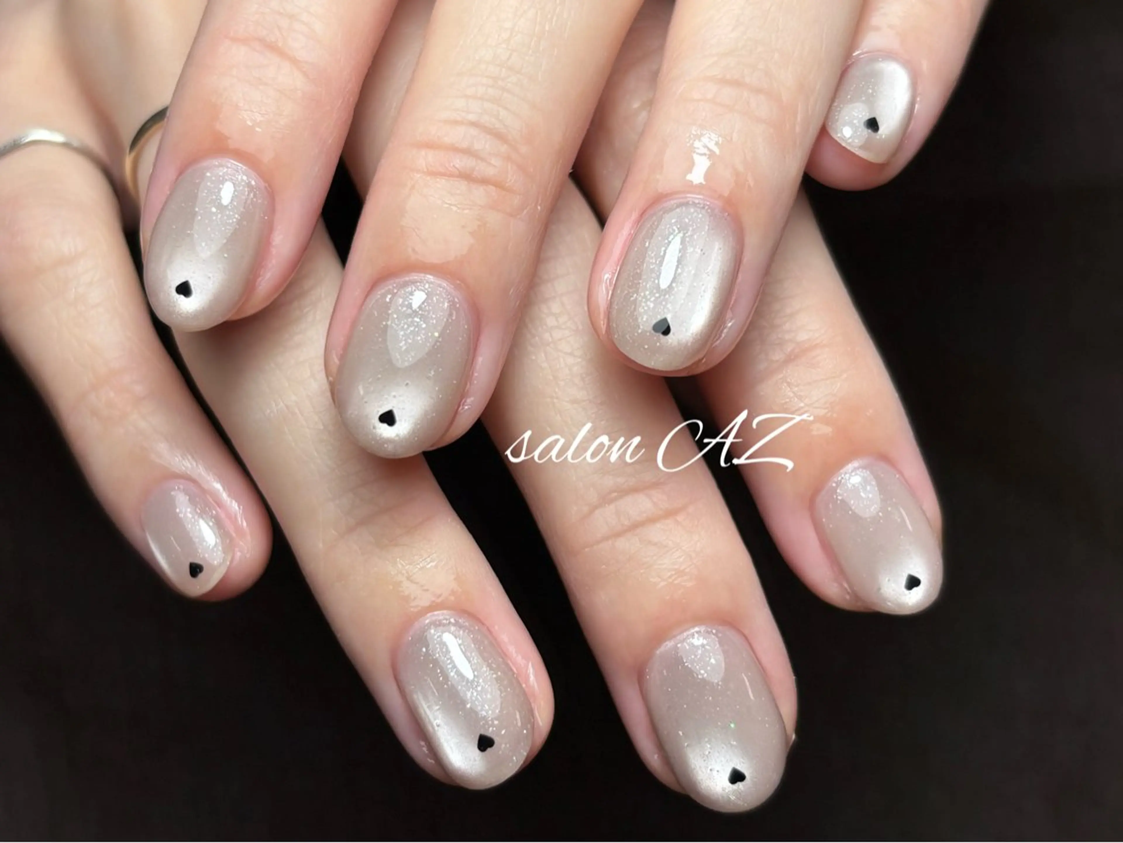 ネイル アートネイル フットネイル フレンチネイル マグネットネイル 持ち込み ハンドネイル salon AZのネイルデザイン