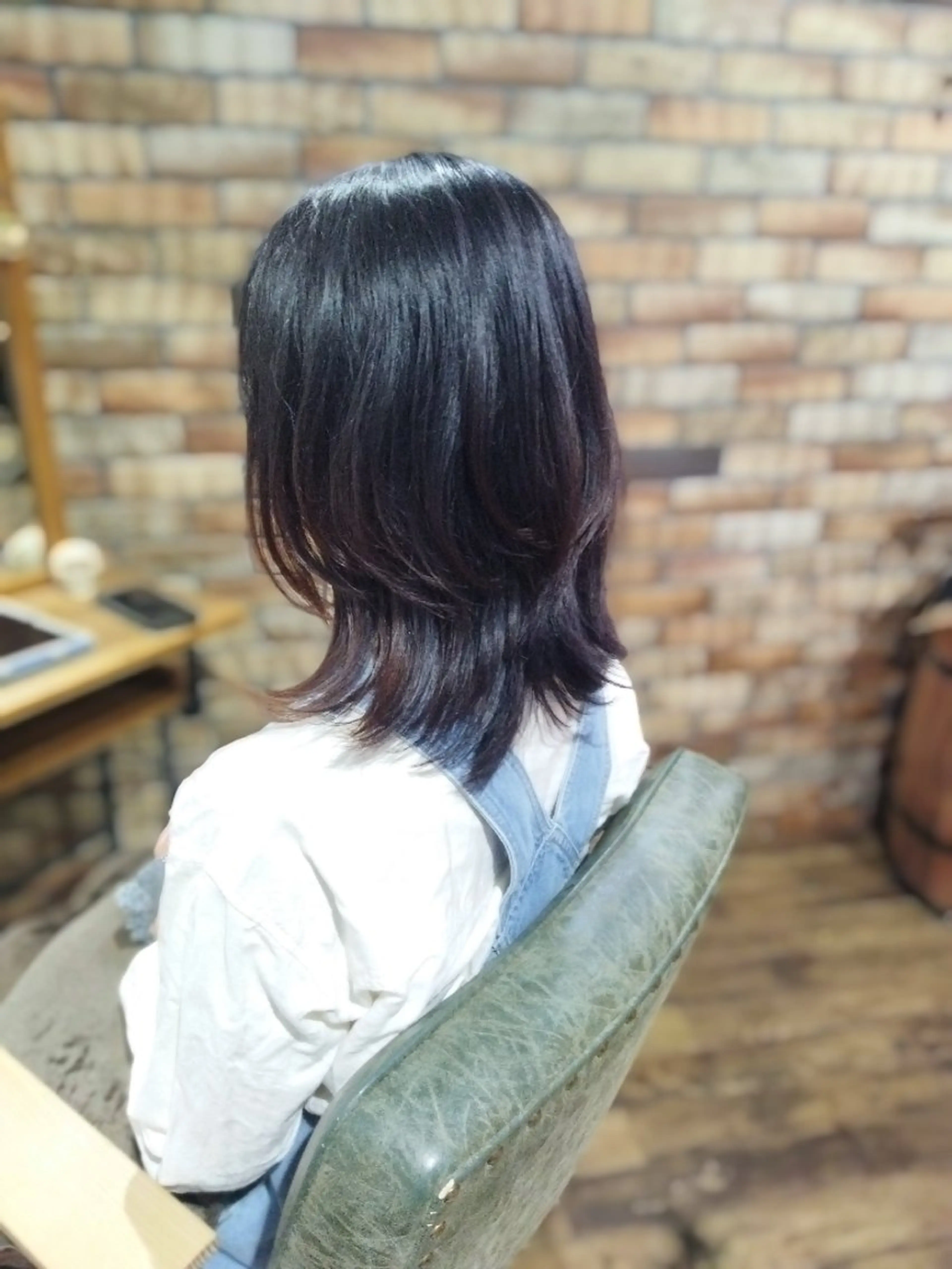 セミロング カット 北林 弘展のヘアスタイル