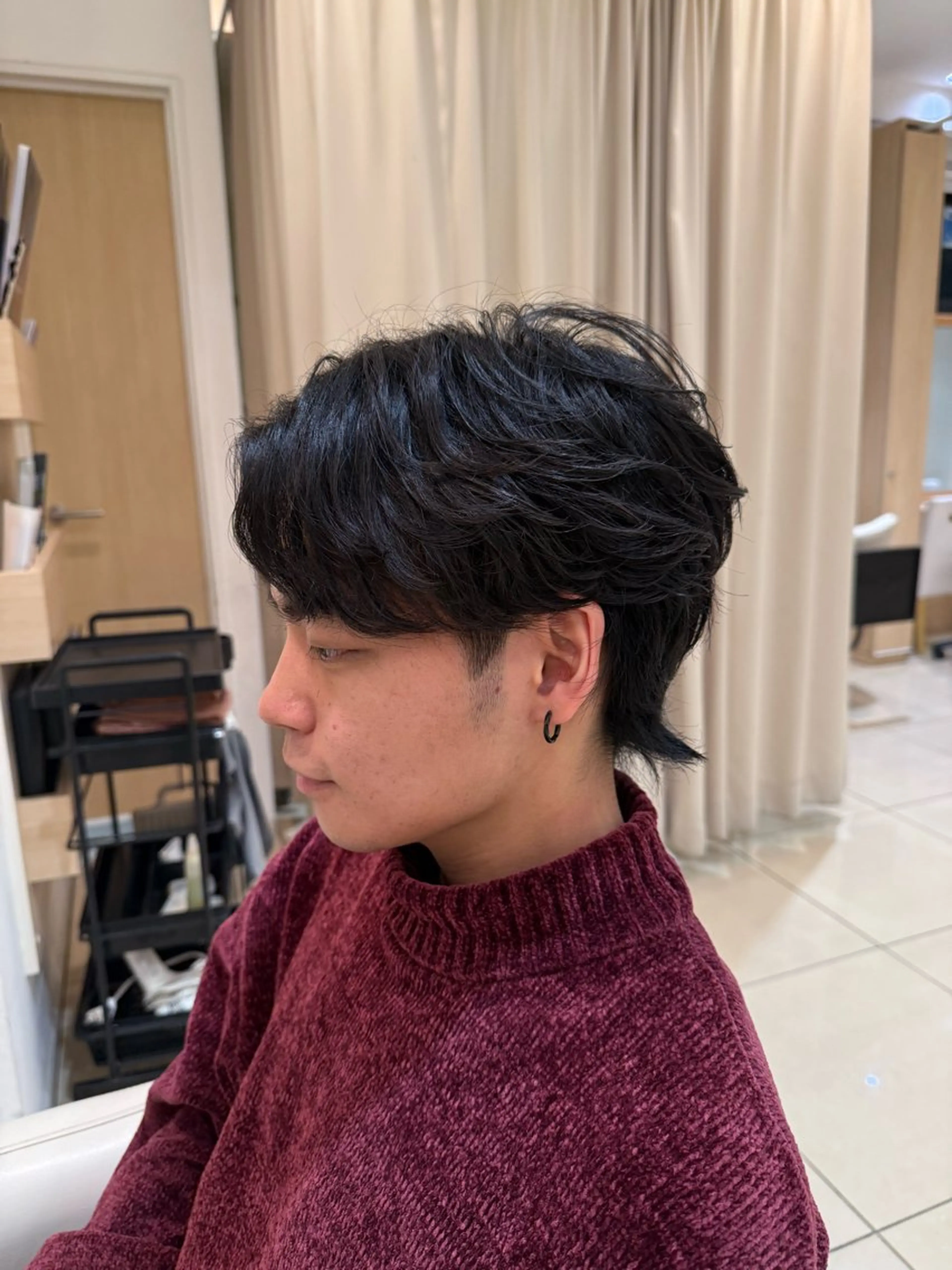 ショート パーマ メンズ メンズ特化型美容師 栗山勇人のヘアスタイル