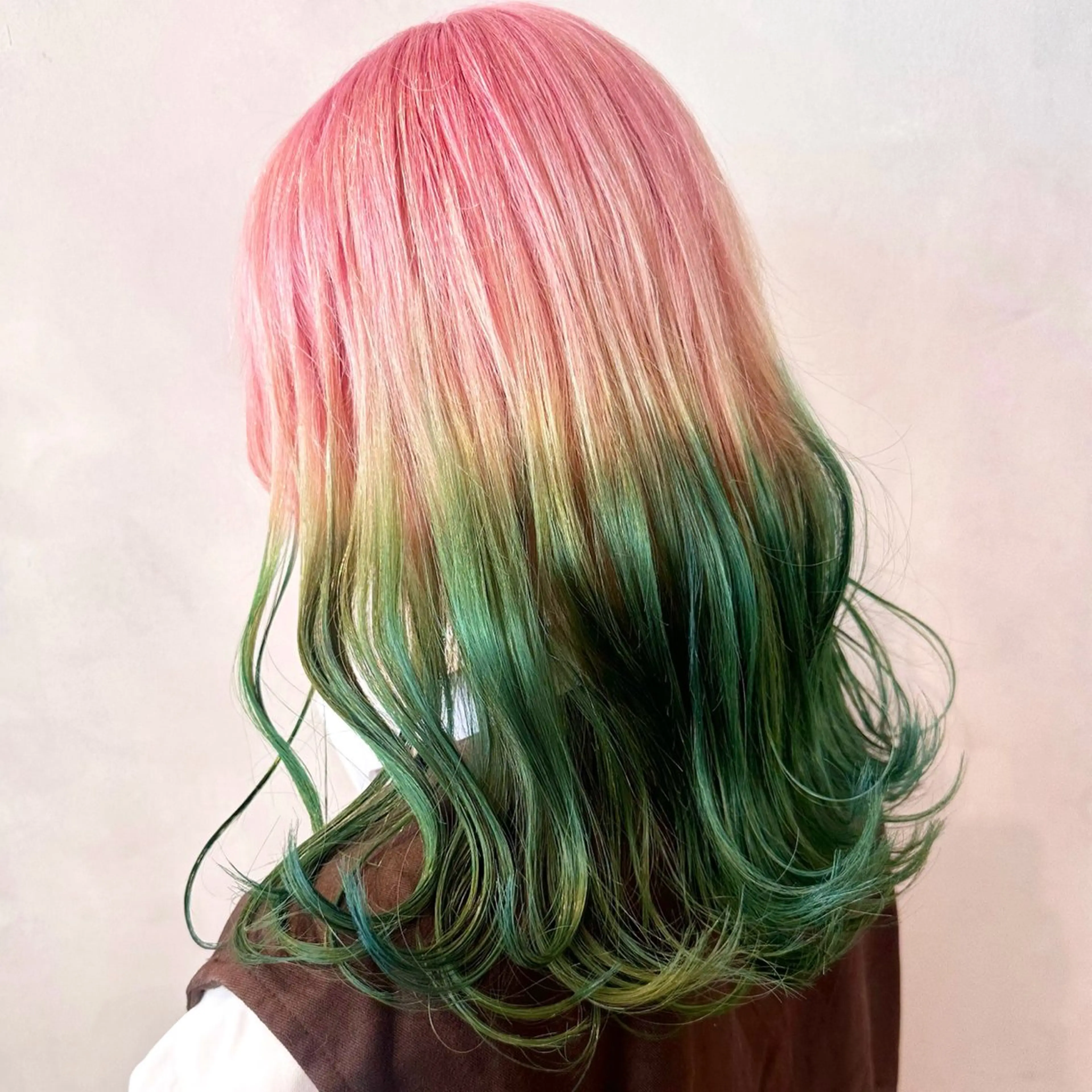 セミロング カラー カット ヘアカラー トリートメント デザインカラー/パー マ🦖外岡咲希🦖のヘアスタイル