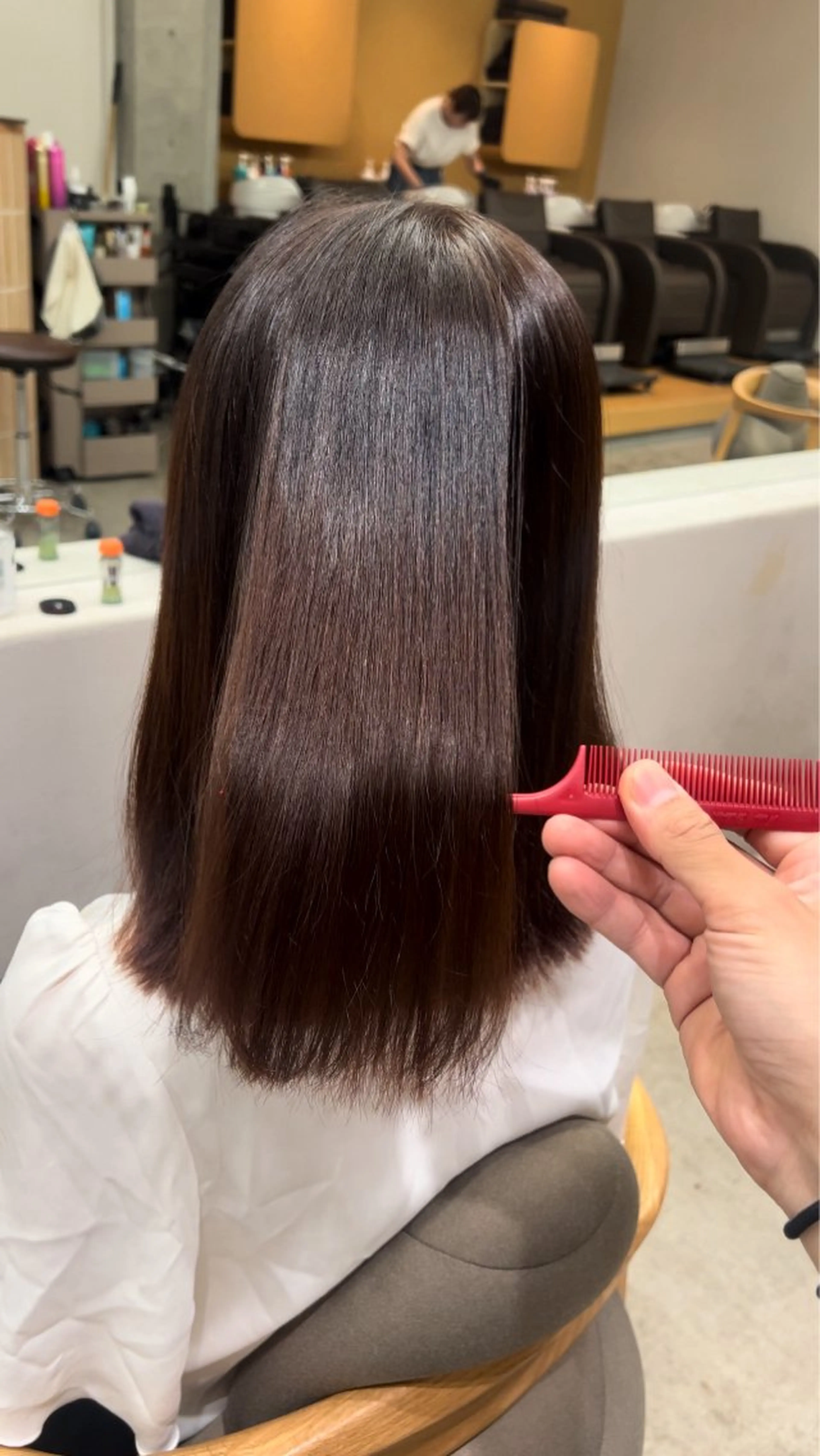 ロング 縮毛矯正 縮毛矯正 トリートメント 誰よりも丁寧なカット 🍀小林輝のヘアスタイル