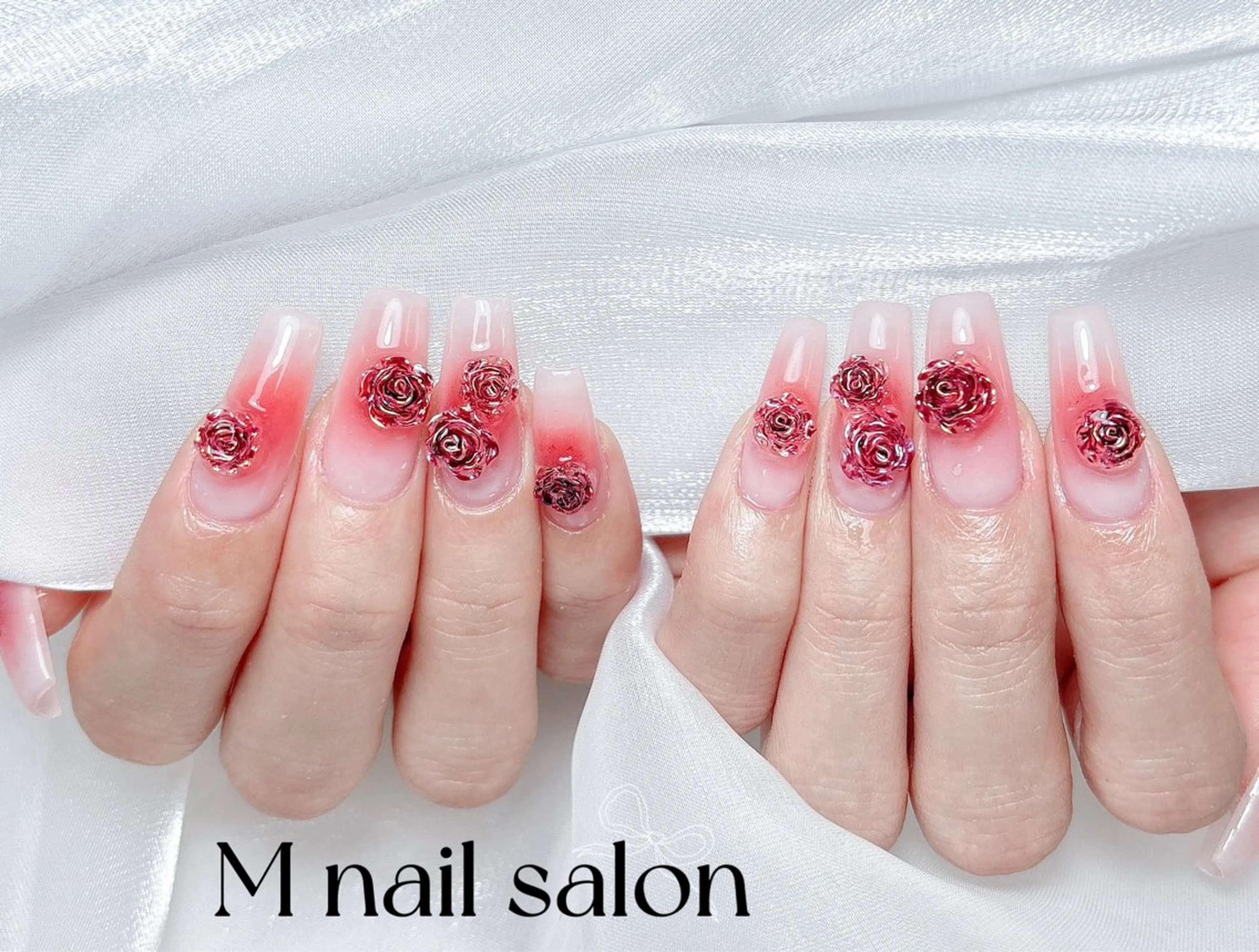 ネイル ハンドネイル M🌷nail 長さだし専門店のネイルデザイン