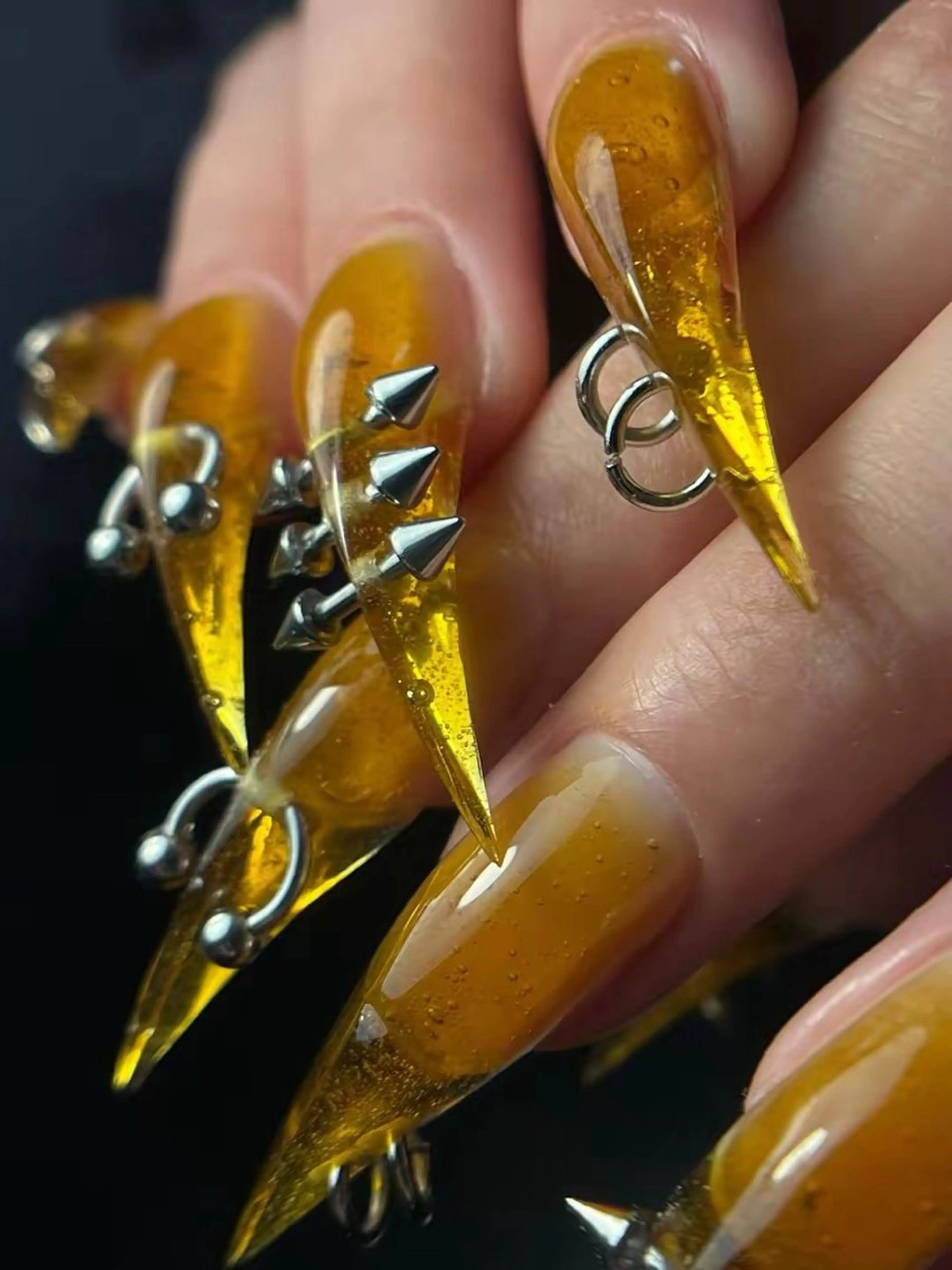 ネイル チークネイル 桜ネイル 長さ出し フットネイル ジェルネイル ハンドネイル XIINH NAIL SALONのネイルデザイン