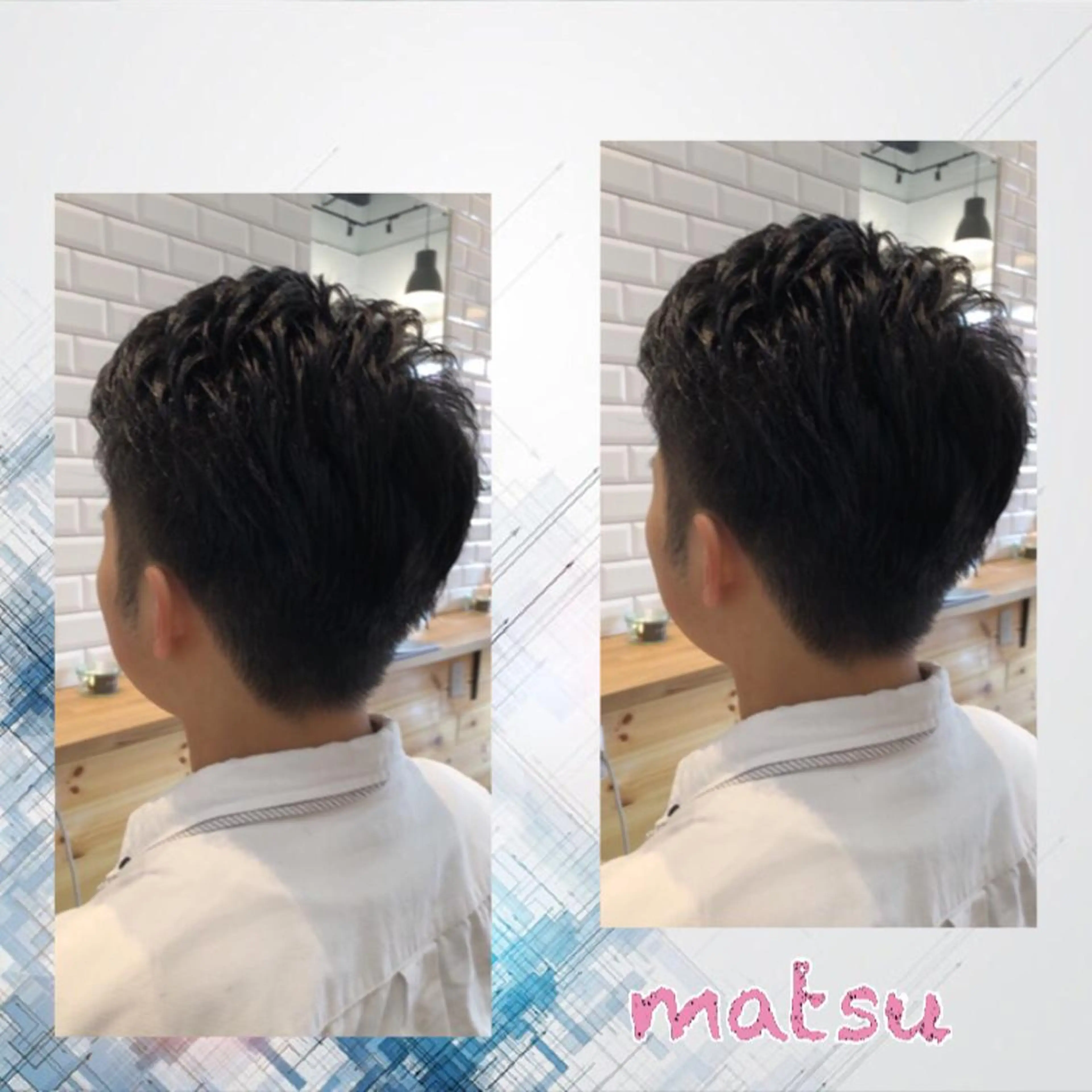 メンズ MATSU 🌟韓国🇰🇷のヘアスタイル