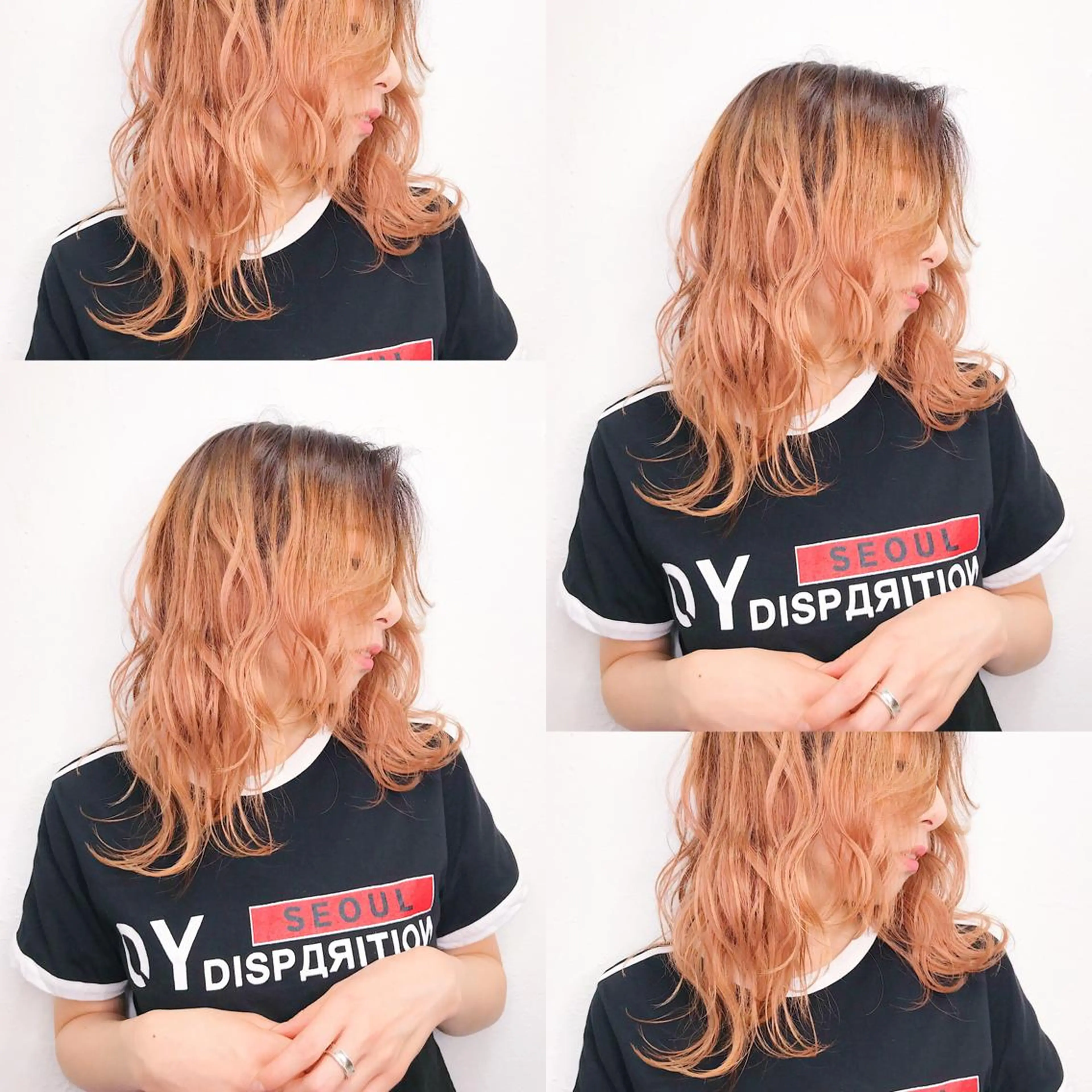 セミロング カラー ヘアアレンジ ブリーチ/ヘアケア 🪞TAKUMA🪞のヘアスタイル