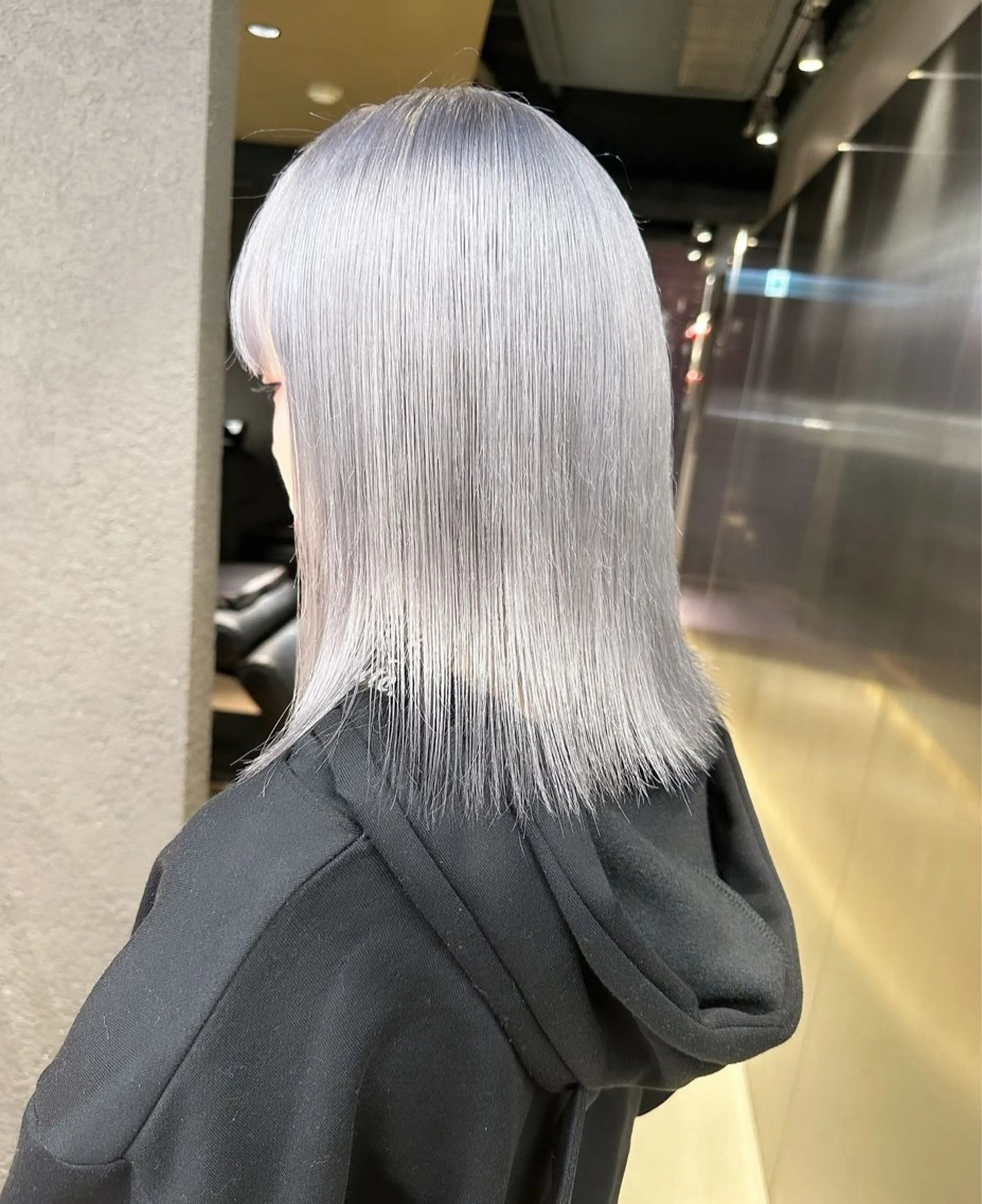 ミディアム 名古屋栄♡PELE/ ブリーチ/ハイトーンのヘアスタイル