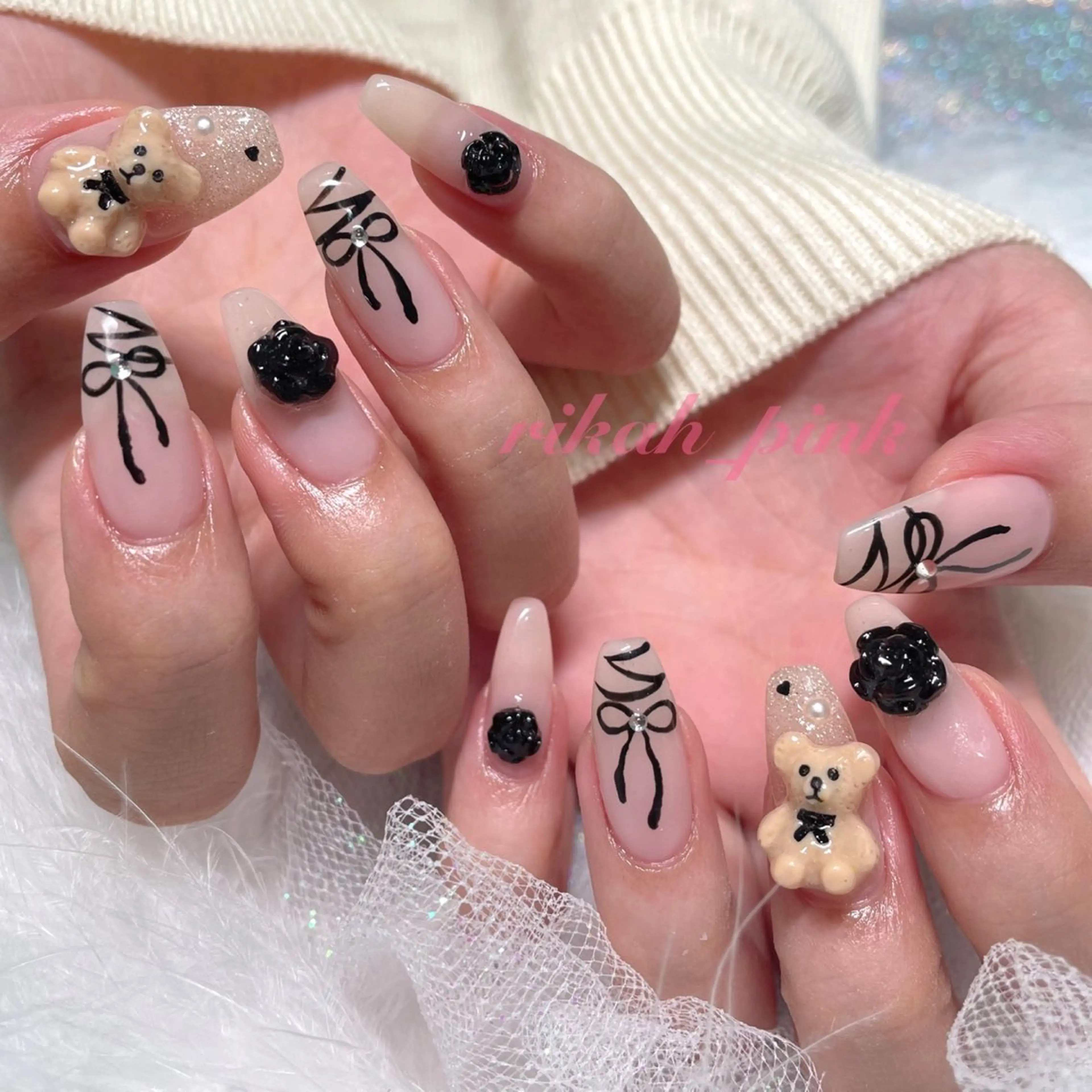 ネイル GO TODAY シェアサロン 新宿Gratia所属・rika.H🦋 個性派スカルプネイルのネイルデザイン