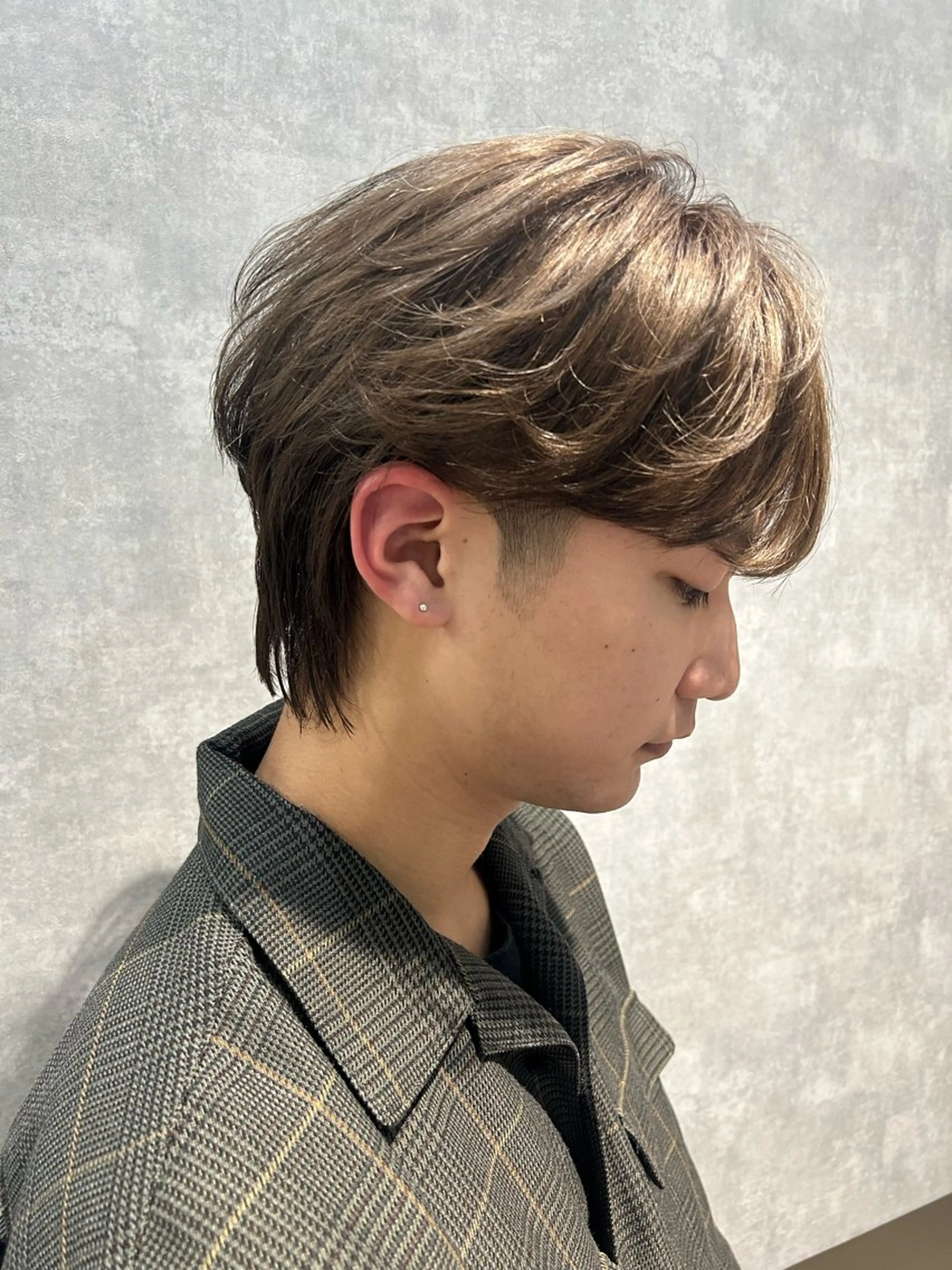 メンズ 最新ケアカラー 髪質改善YUTOのヘアスタイル