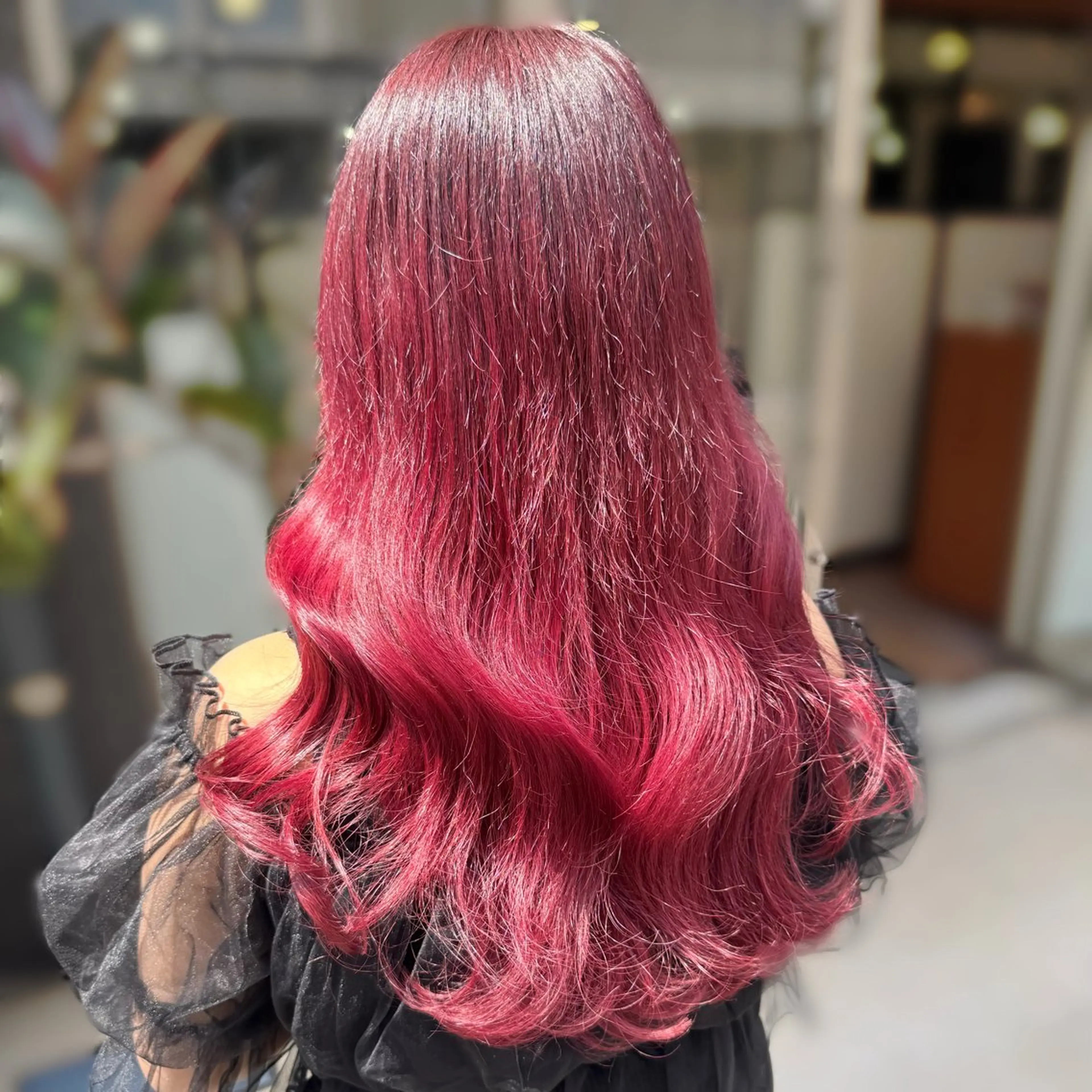 ロング カラー カット ヘアカラー トリートメント kana ブリーチなしカラー✨のヘアスタイル