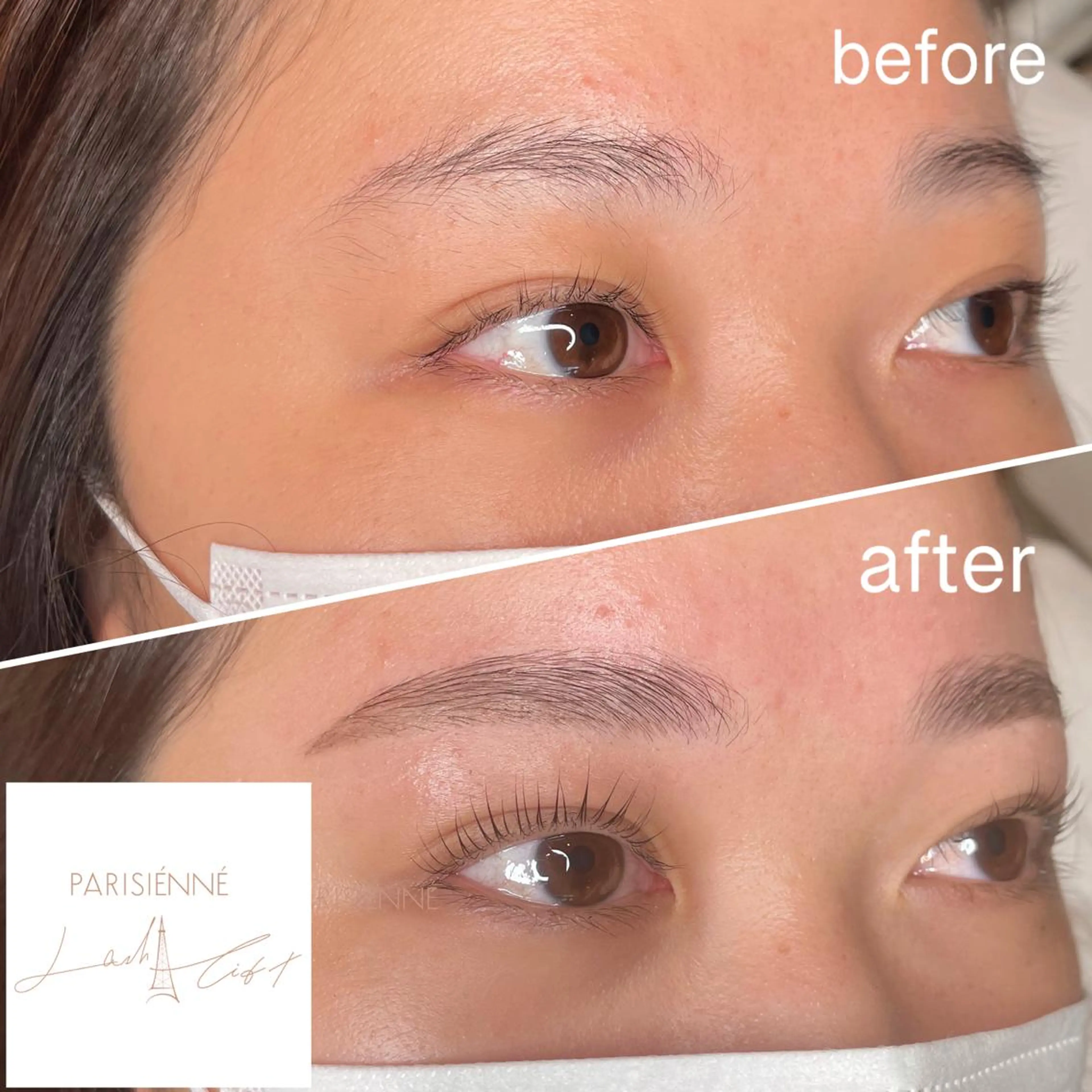 マツエク・マツパ アイブロウ ハリウッドブロウリフト パリジェンヌラッシュリフト ma riのネイルデザイン