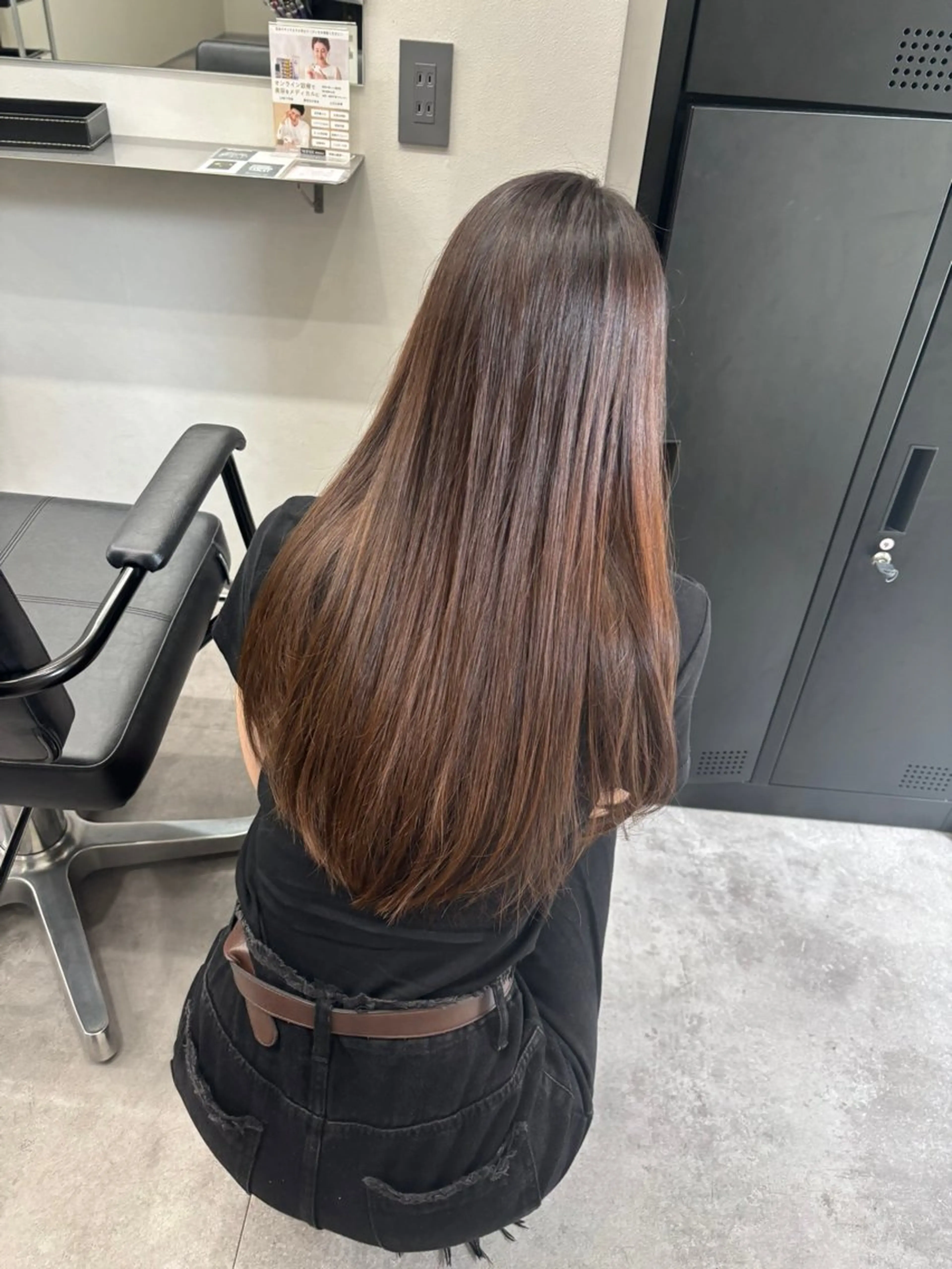 ロング カット ヘアカラー トリートメント 韓国ヘア/レイヤー 🇰🇷/艶髪/長橋のヘアスタイル