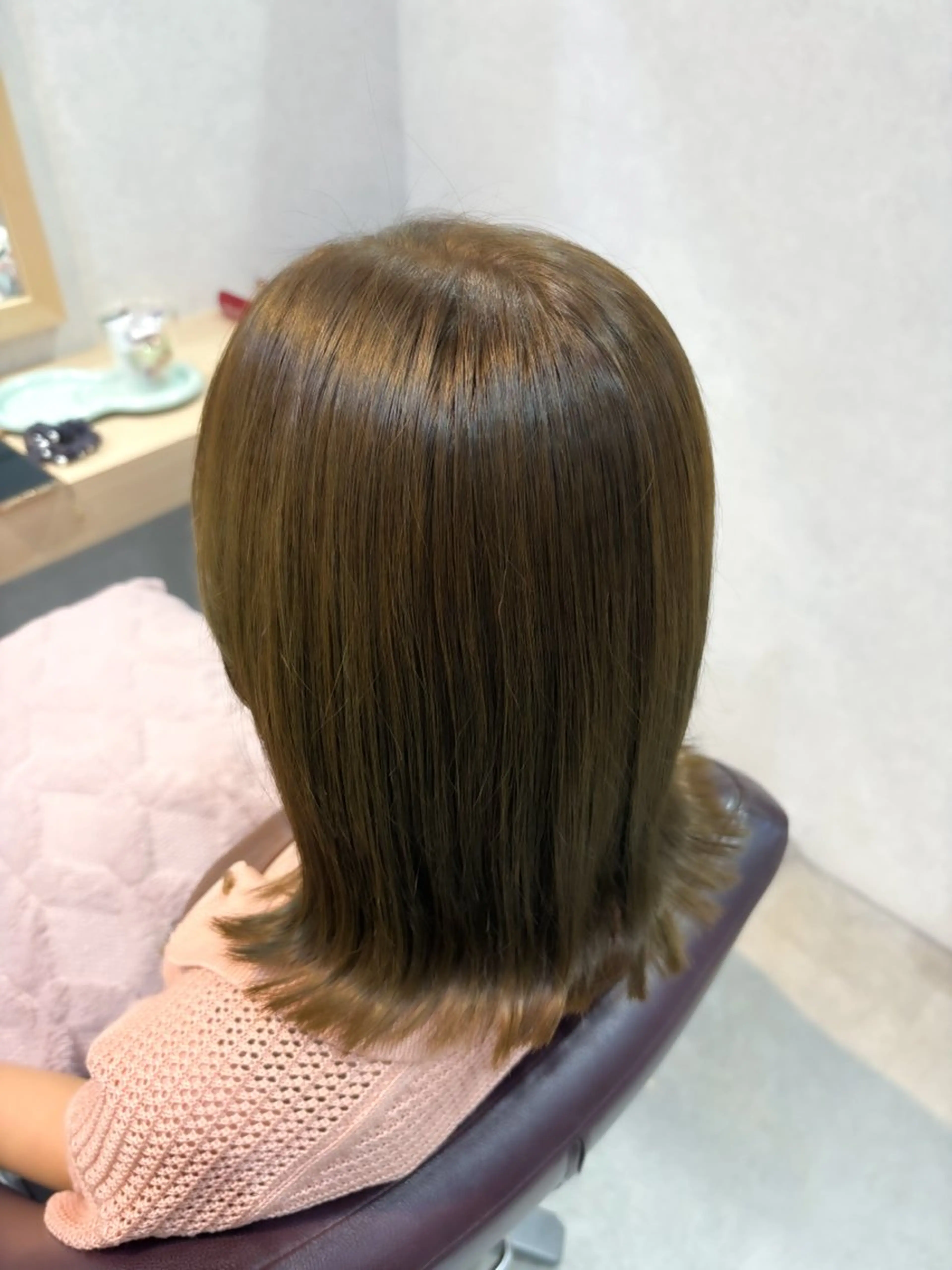 ミディアム カラー ブラウンカラー カット ヘアカラー トリートメント ブラウンカラー 🫧tomoka🫧のヘアスタイル