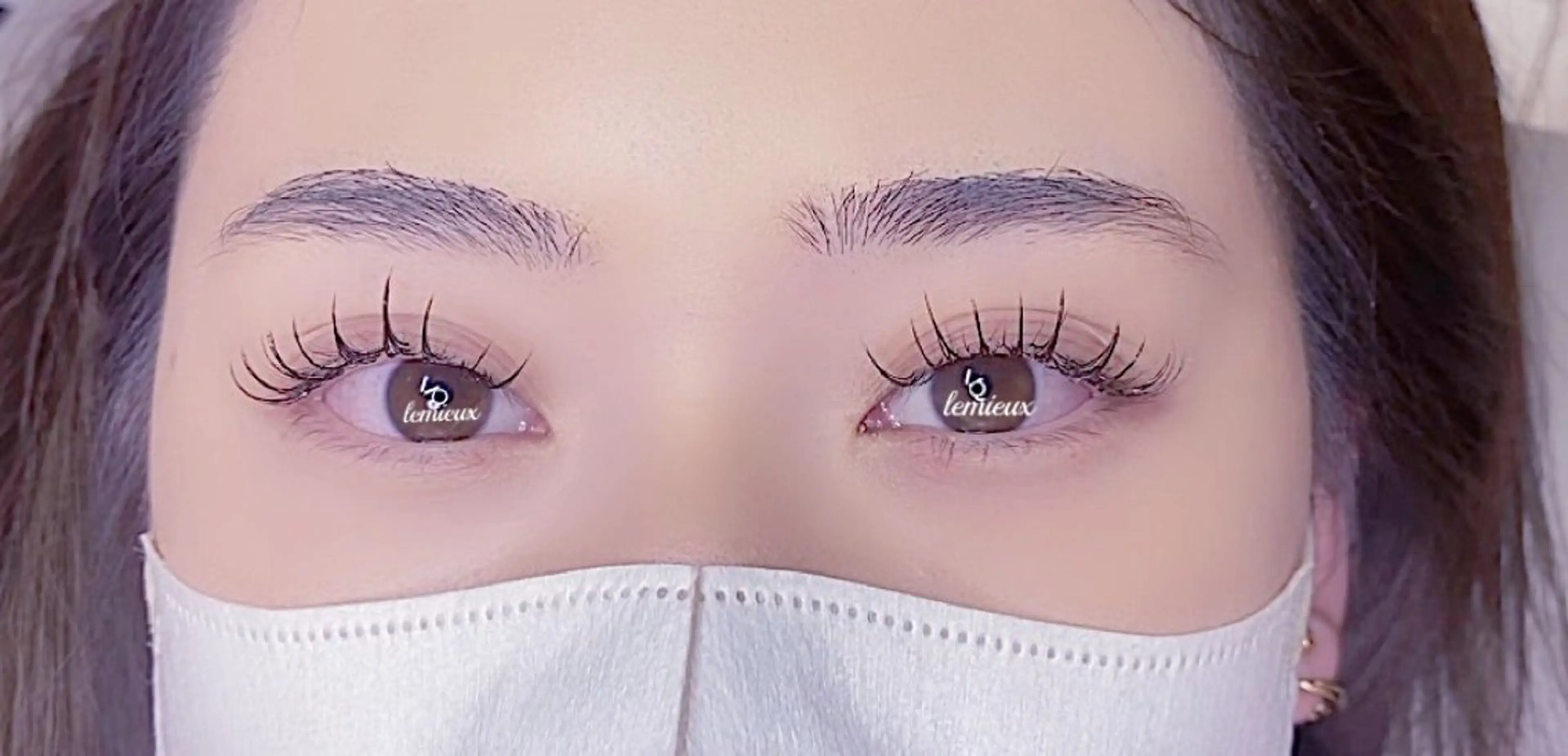 着け心地が軽い◎フラットラッシュ120本の写真