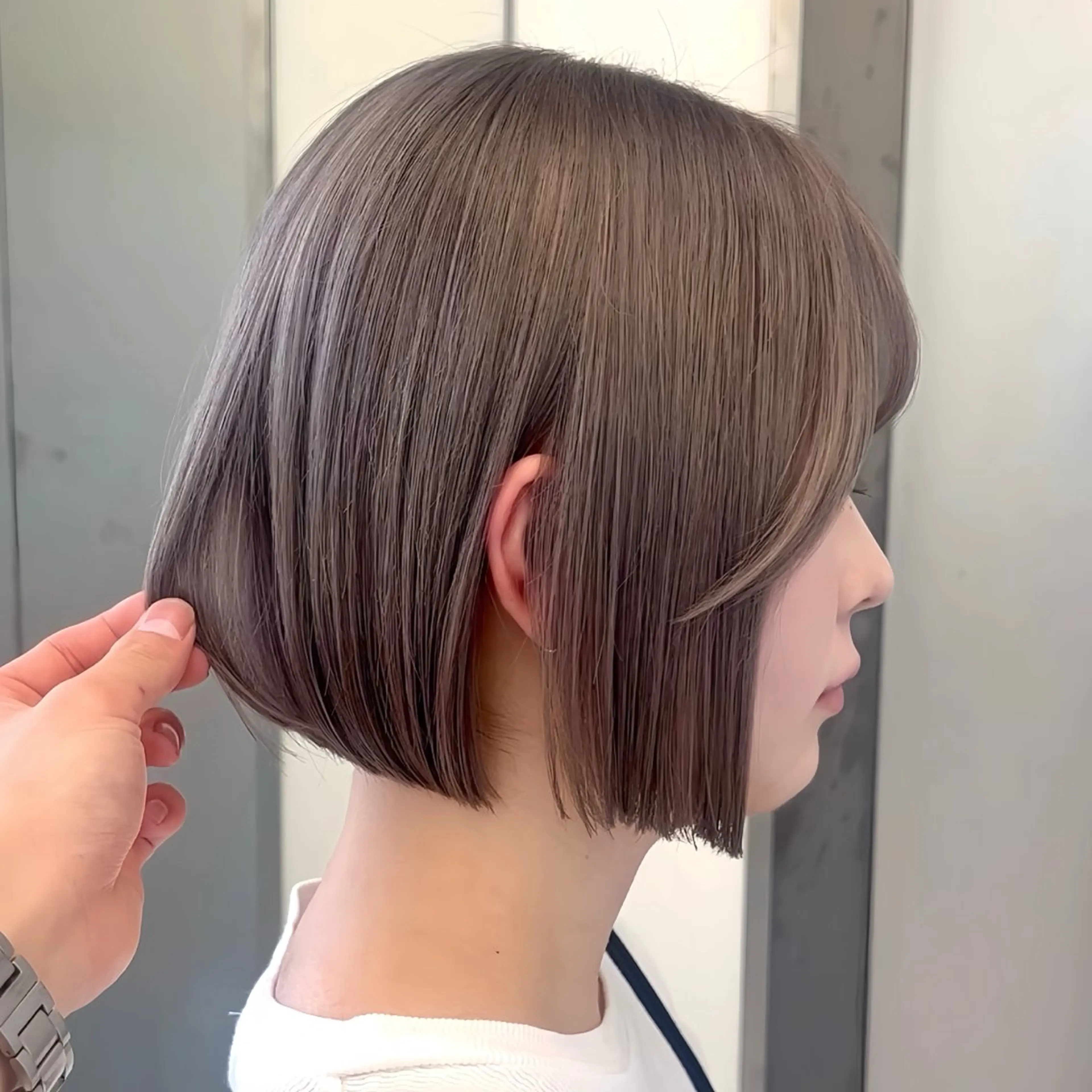 ミディアム ボブ ボブ特化 似合わせヘア/かずきのヘアスタイル