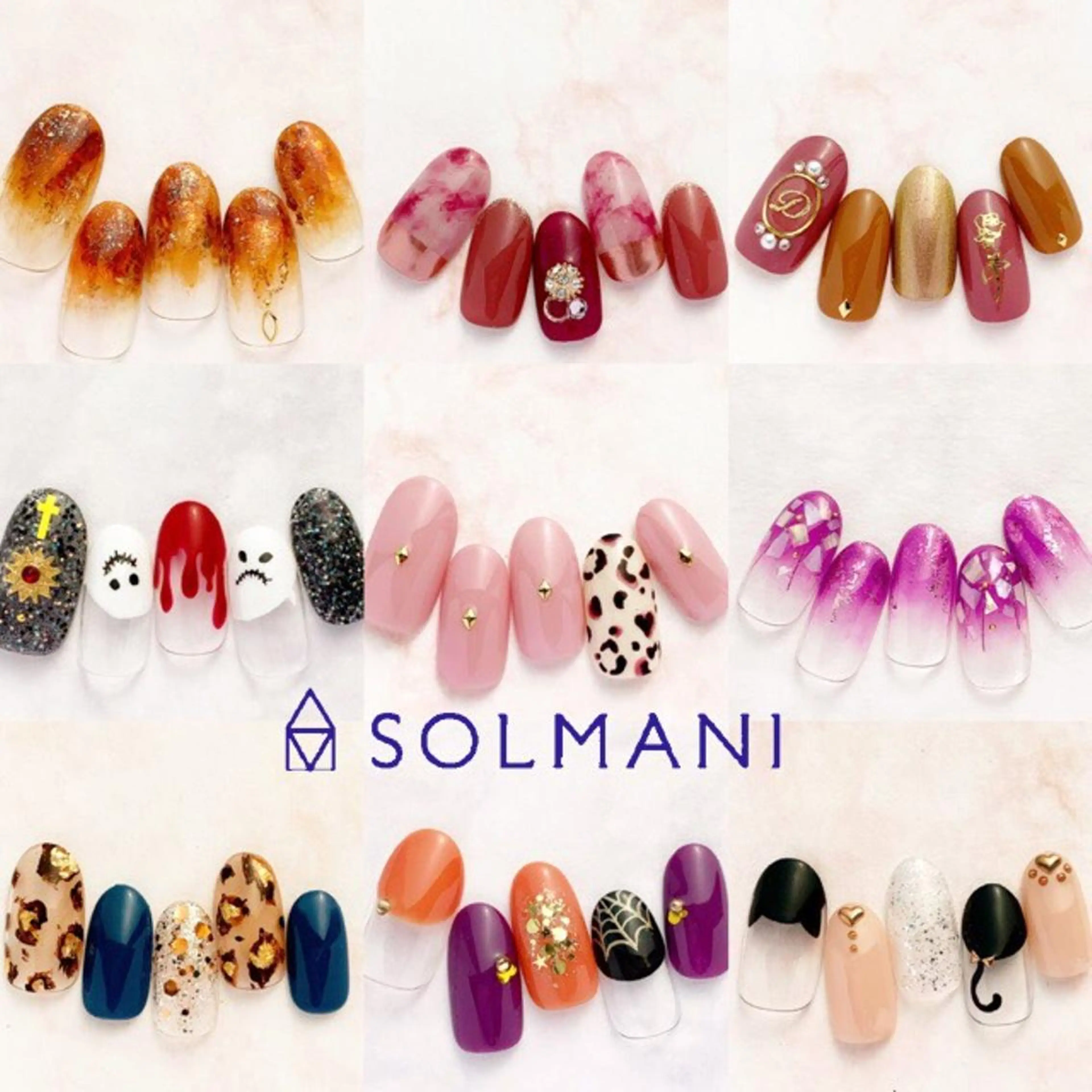 ネイル SOLMANI 予約担当のネイルデザイン