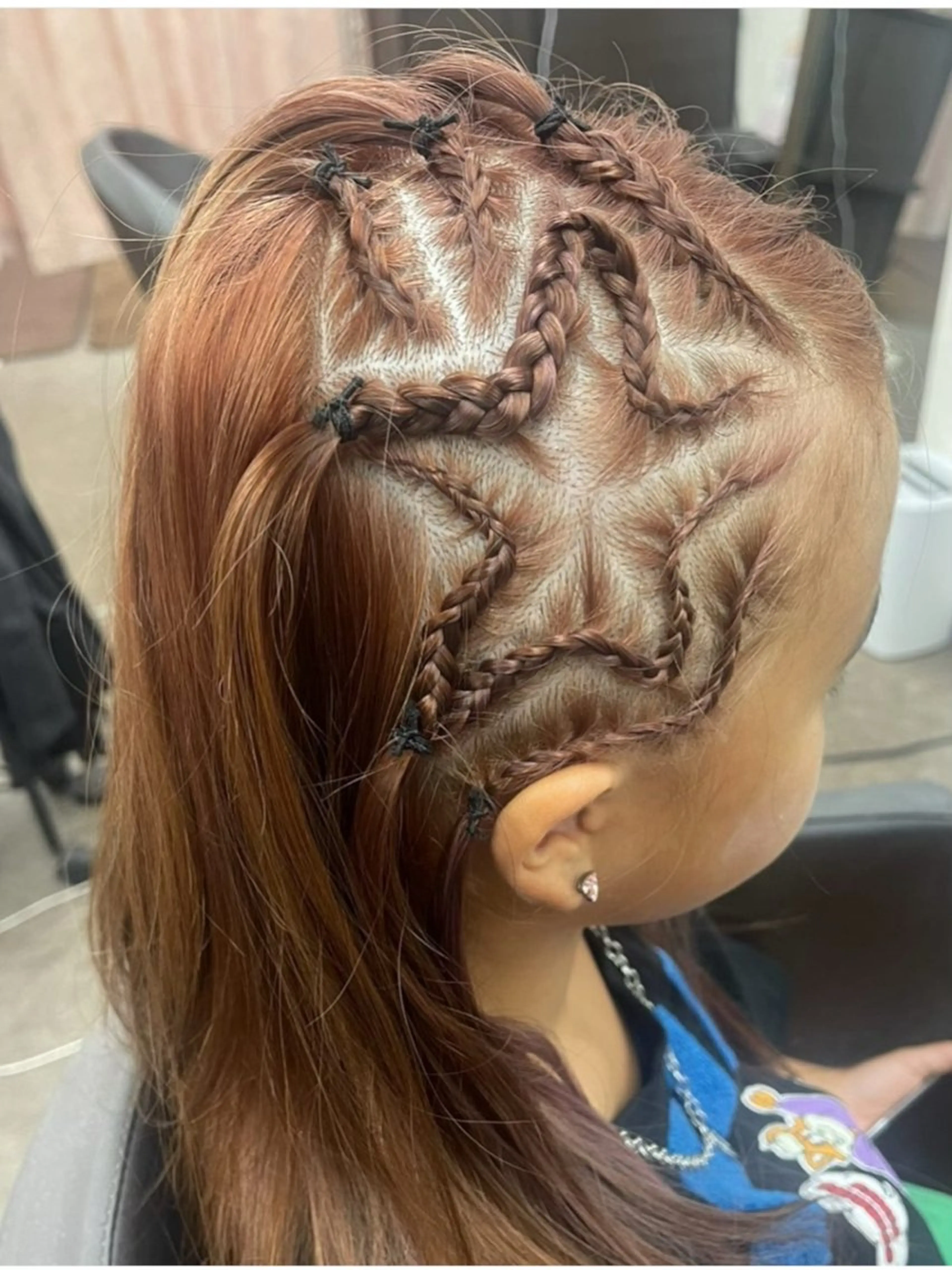 ロング ヘアアレンジ キッズ エクステ ヘアセット プレシャス所属・池田 景子のヘアスタイル