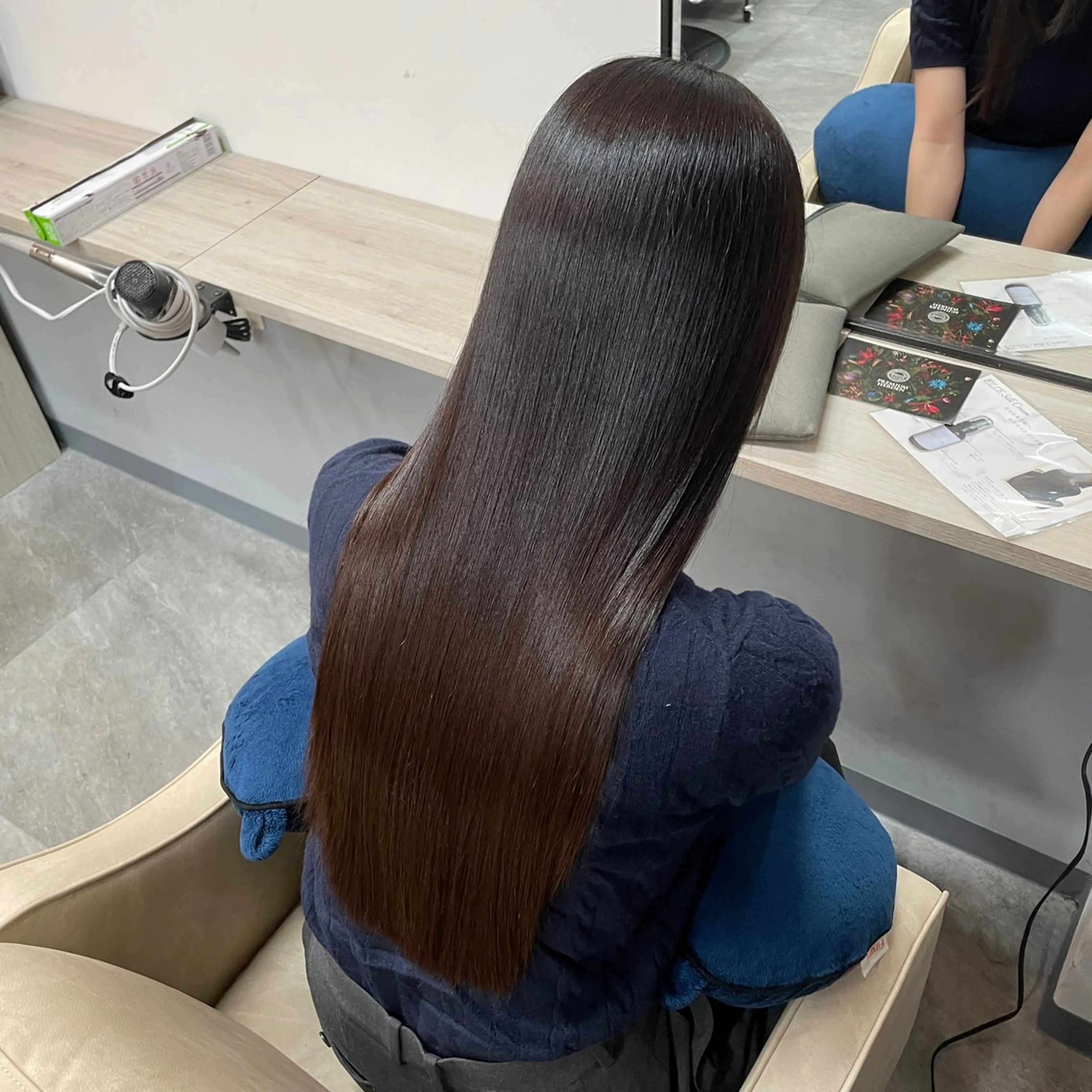 縮毛矯正の写真