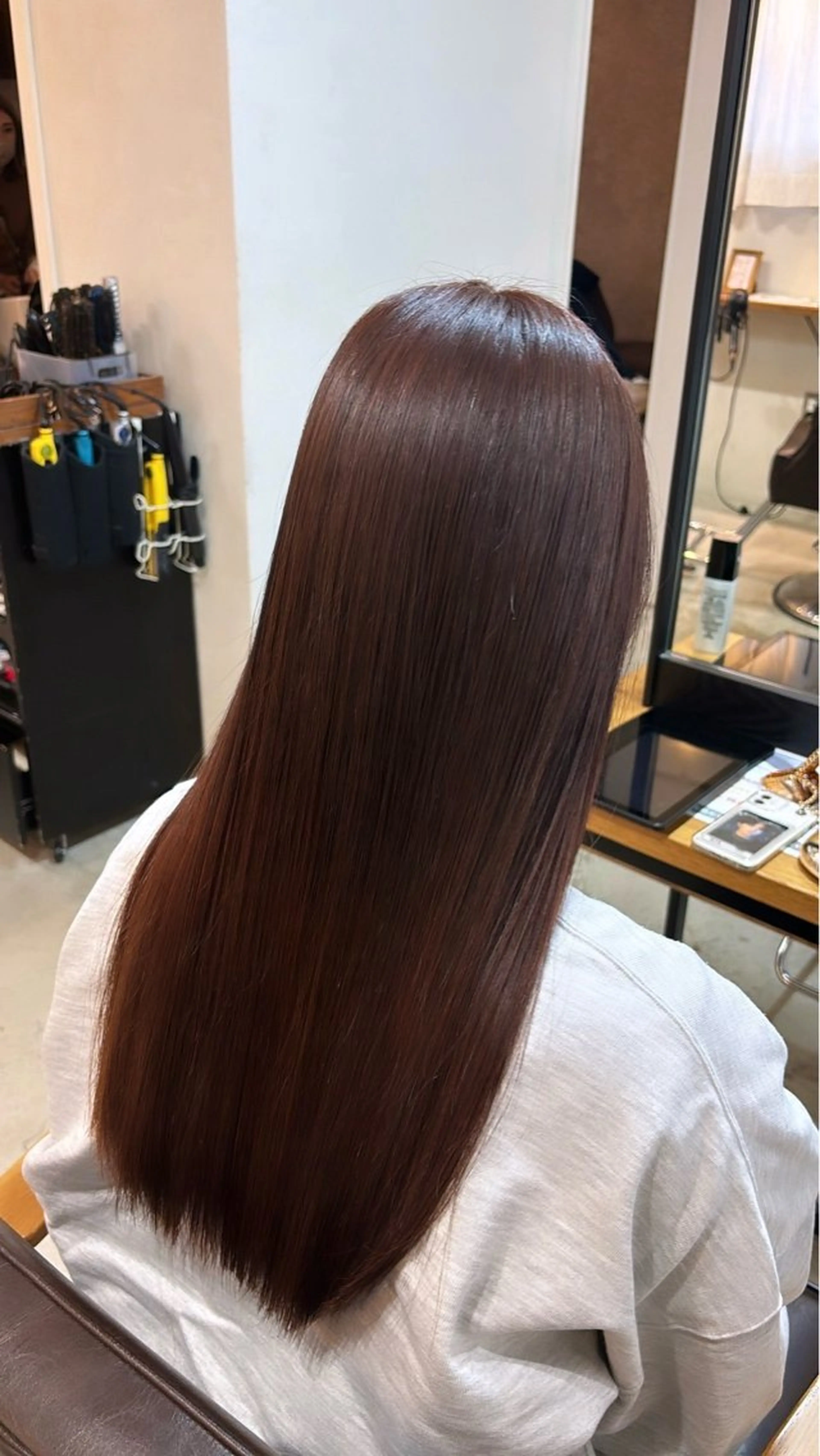 ロング 髪質改善 カット 縮毛矯正 トリートメント 愛されヘア🎀 hinanoのヘアスタイル