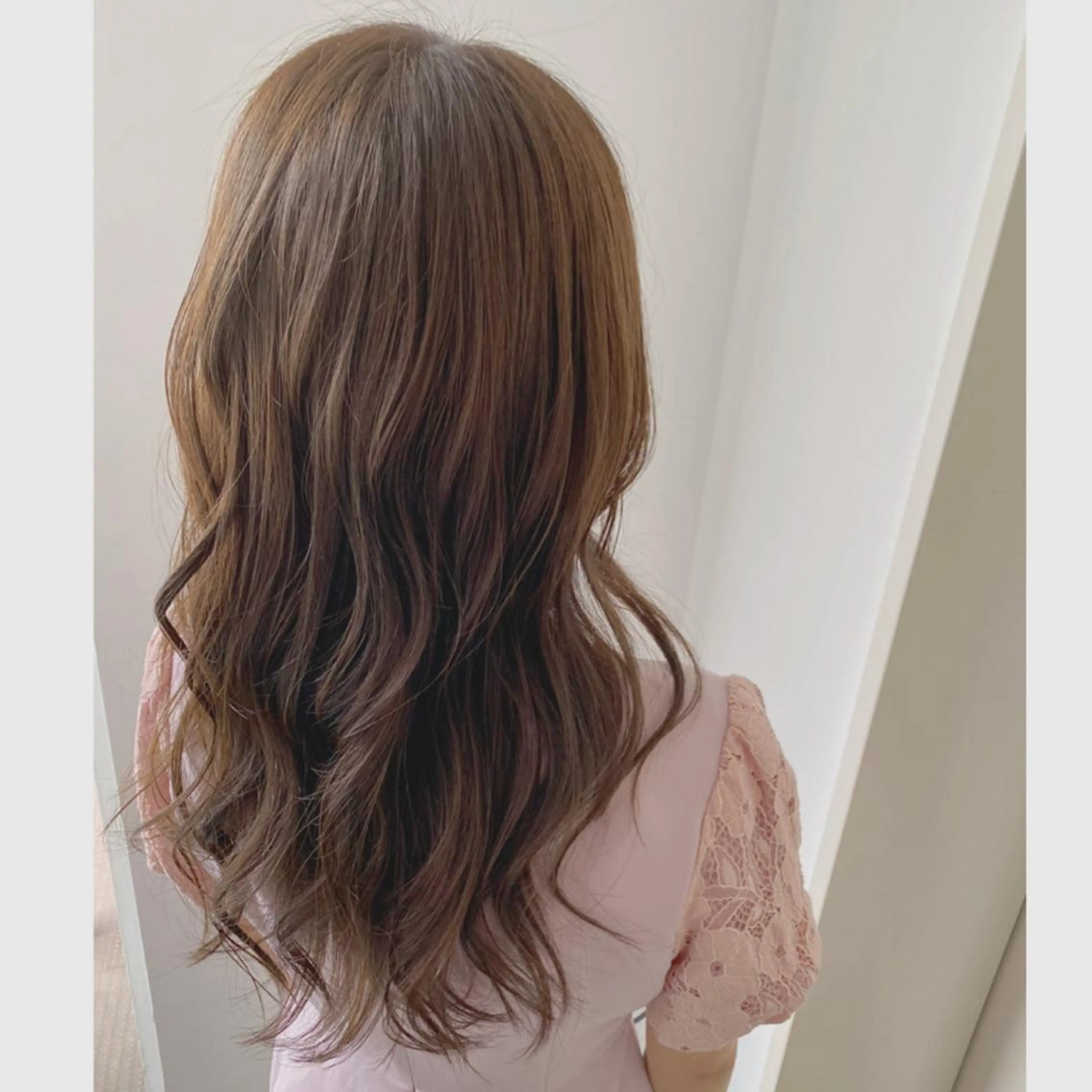 ロング カット ヘアカラー 田中 優のヘアスタイル