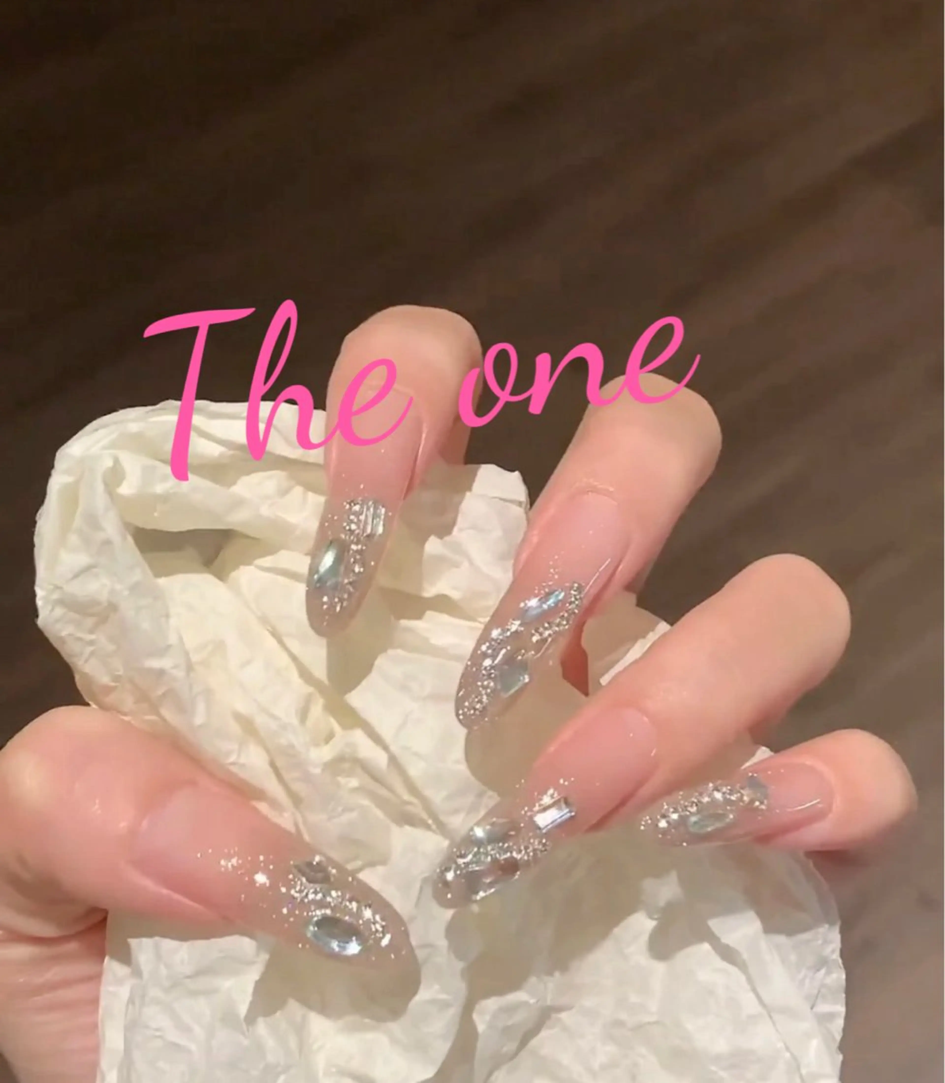 ネイル 長さ出し シンプルネイル Theone栄店 赤松のネイルデザイン