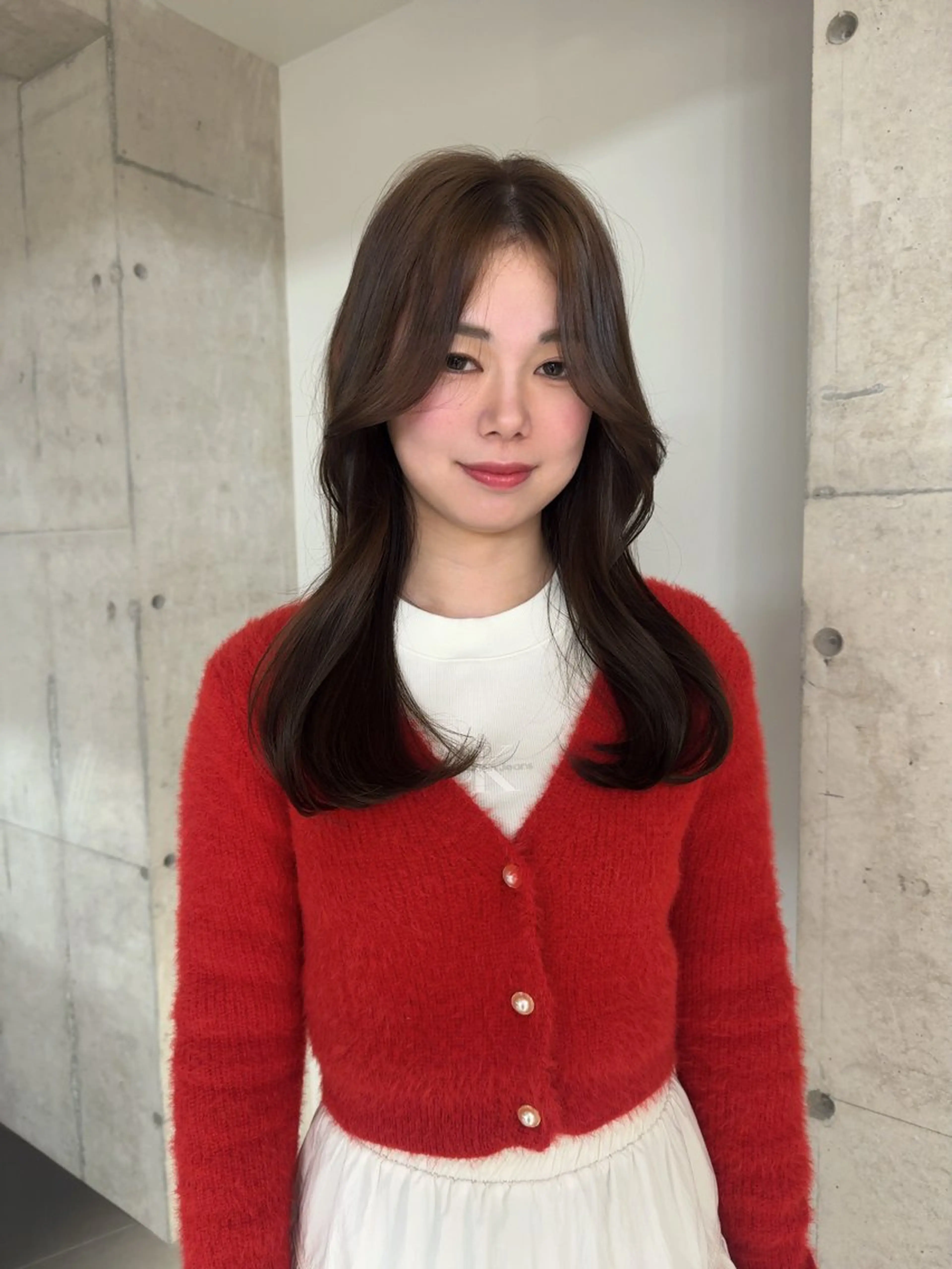 セミロング カラー カット ヘアカラー トリートメント MIES amane(アマネ)のヘアスタイル