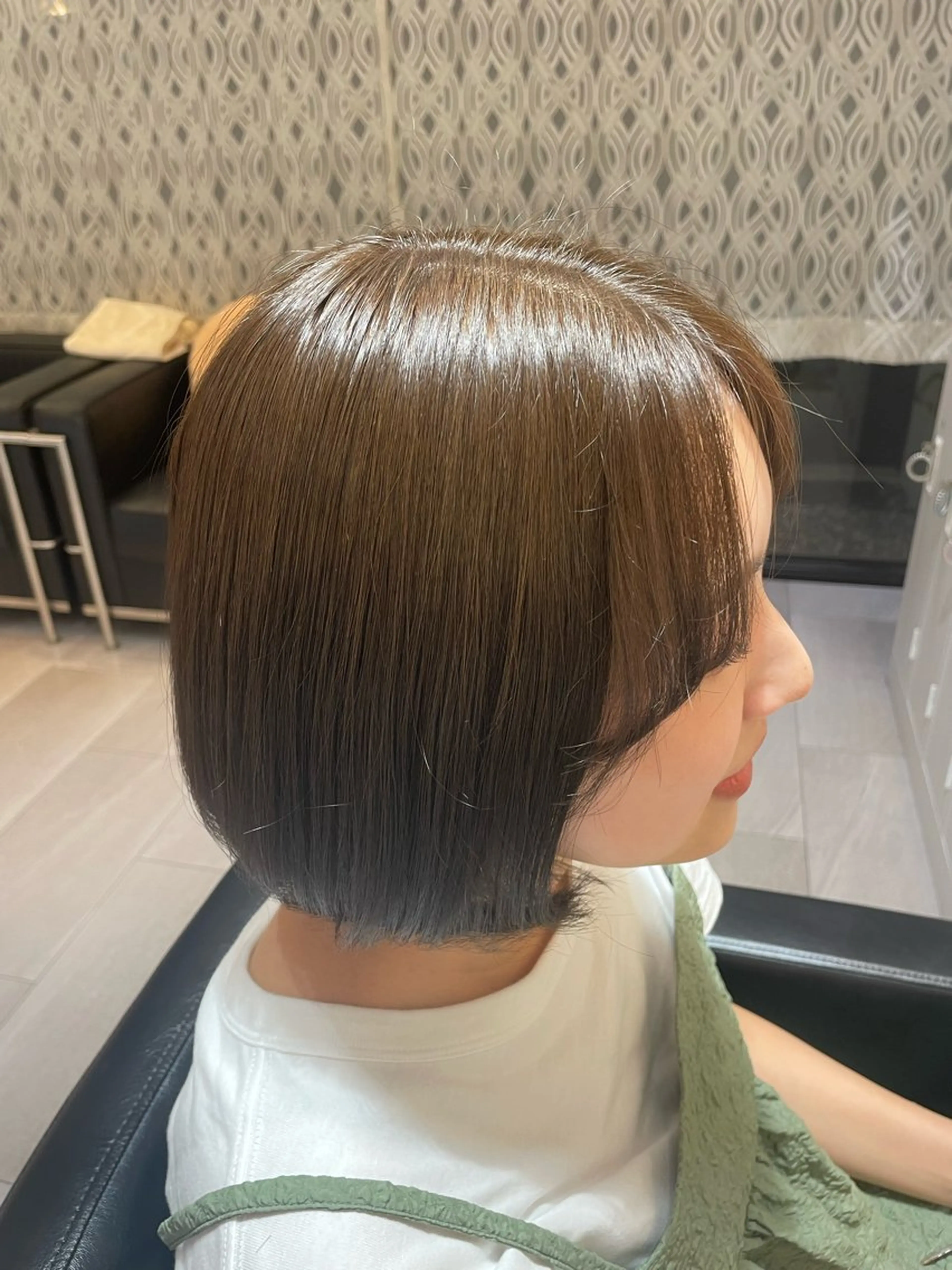 カラー ヘアカラー 江田 彩那のヘアスタイル