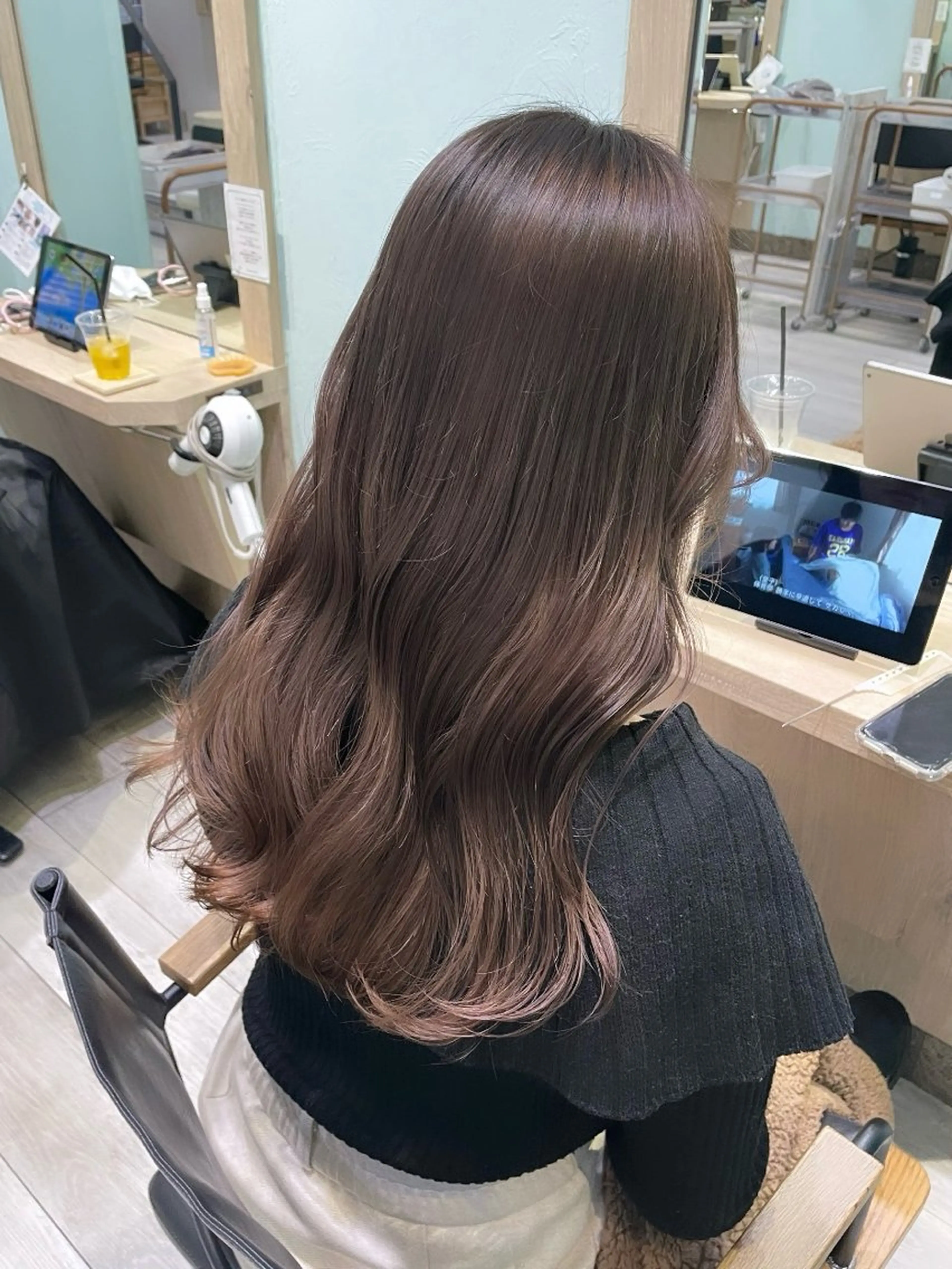 ロング カラー カット ヘアカラー トリートメント 仙台/艶髪/暗髪/ MIZUHOのヘアスタイル