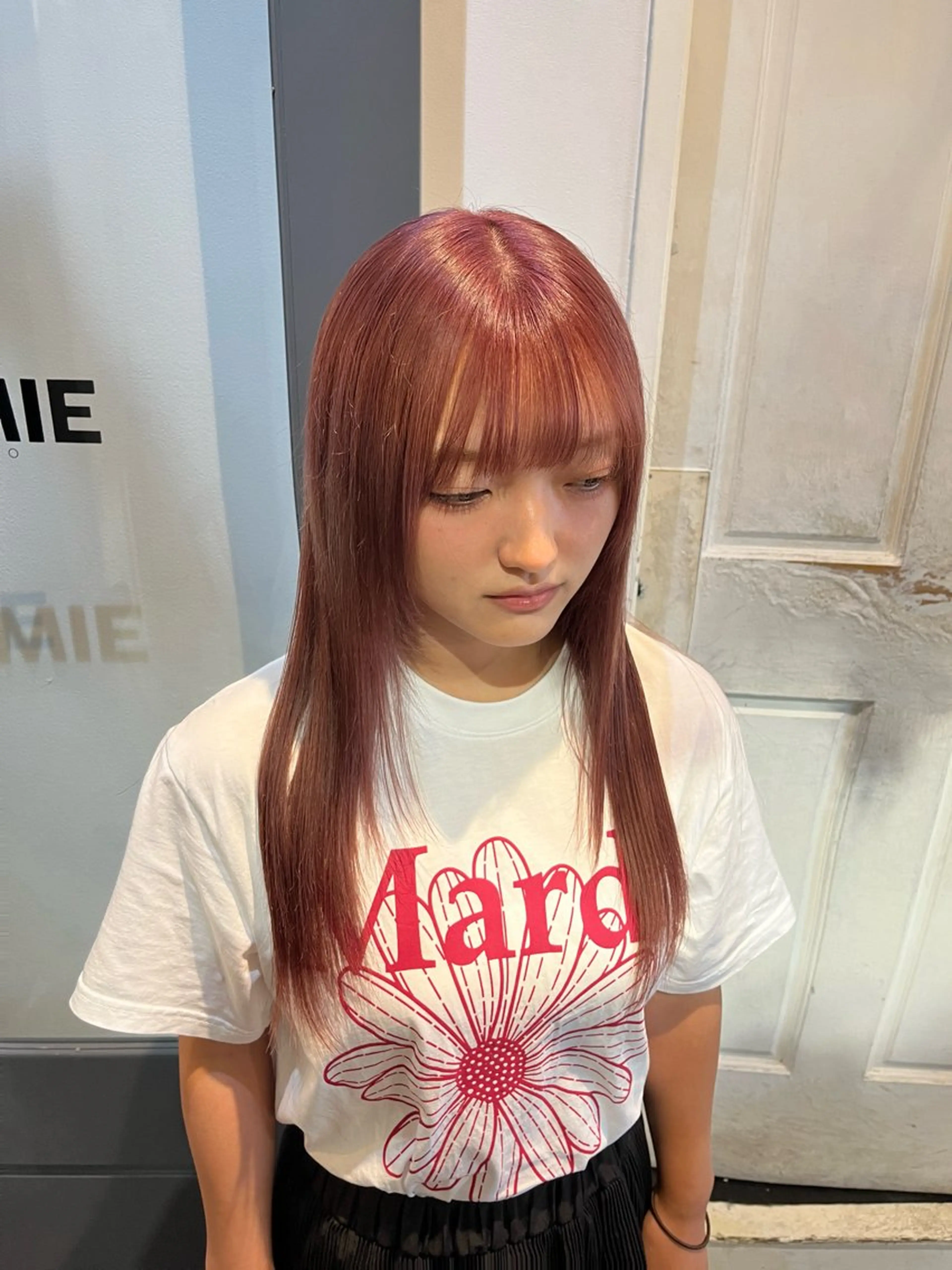 ロング カラー HOMIE TOKYO所属・sora / 渋谷 / ハイトーンのヘアスタイル