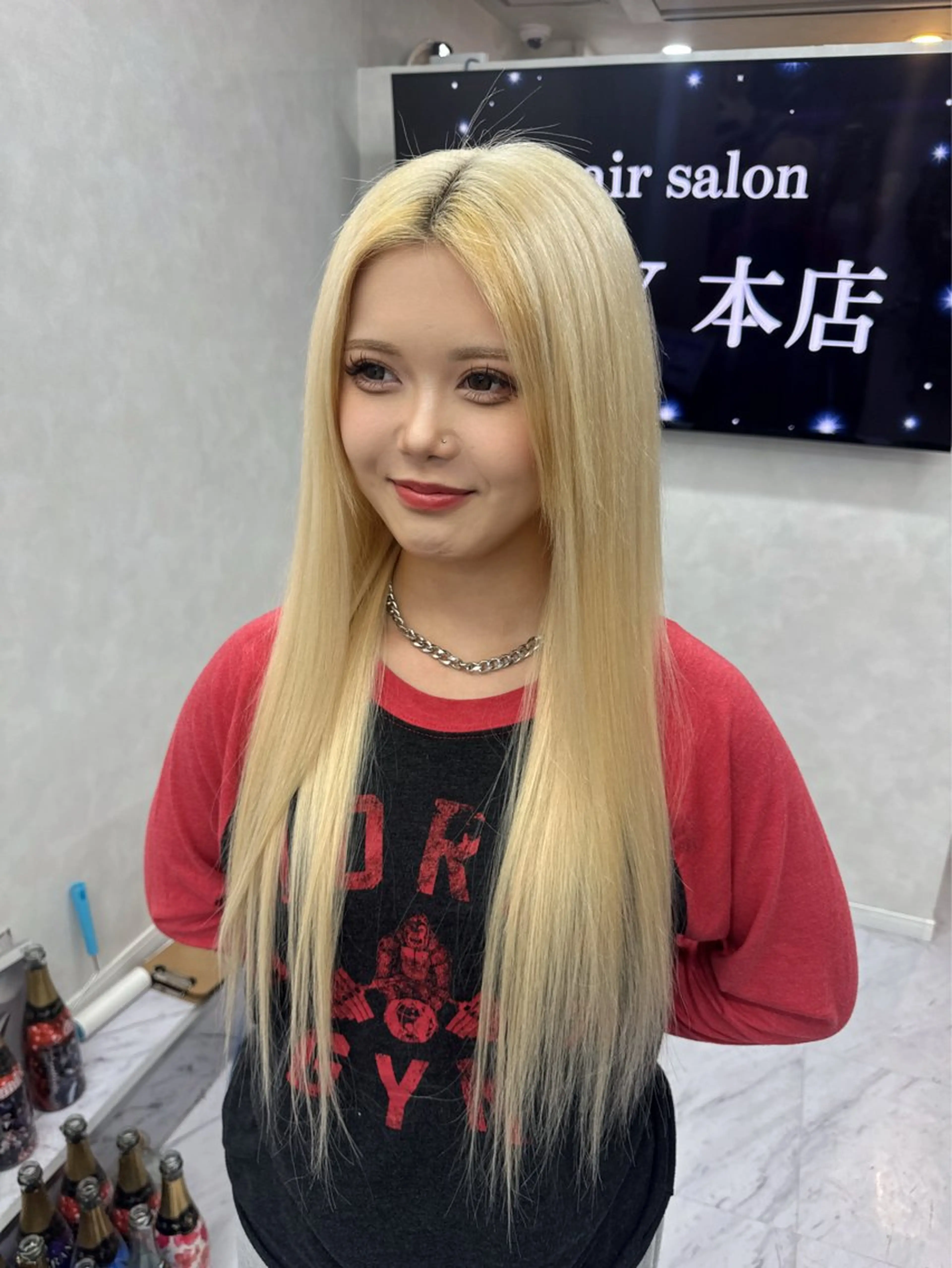 カラー ヘアカラー 💛最強ハイトーン 🐝chan🍯のヘアスタイル