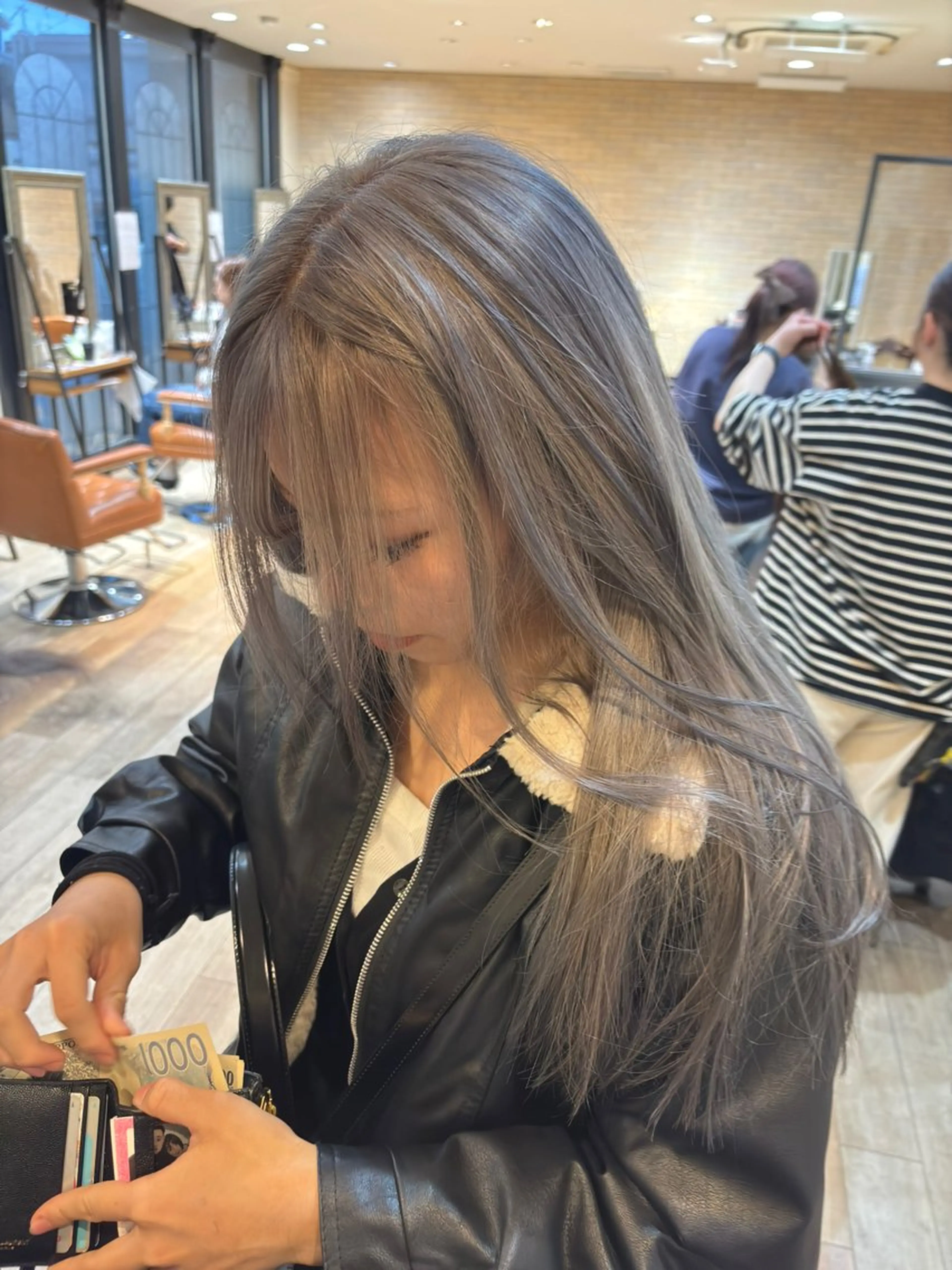 ロング カラー ブリーチ ヘアカラー トリートメント Karin trスタイリスト🥀のヘアスタイル