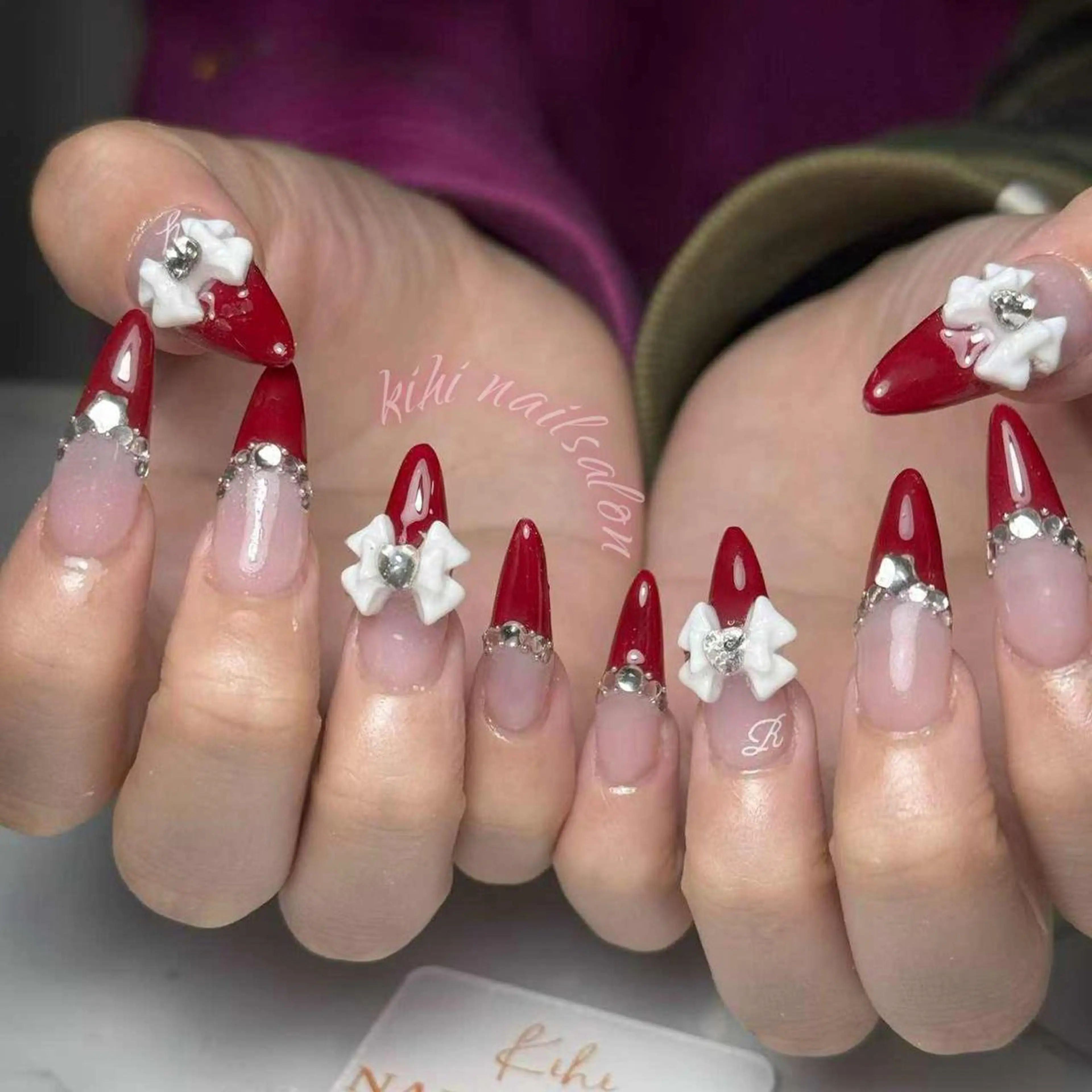 スカルプ長さ出し💕10本持ち込みデザインの写真