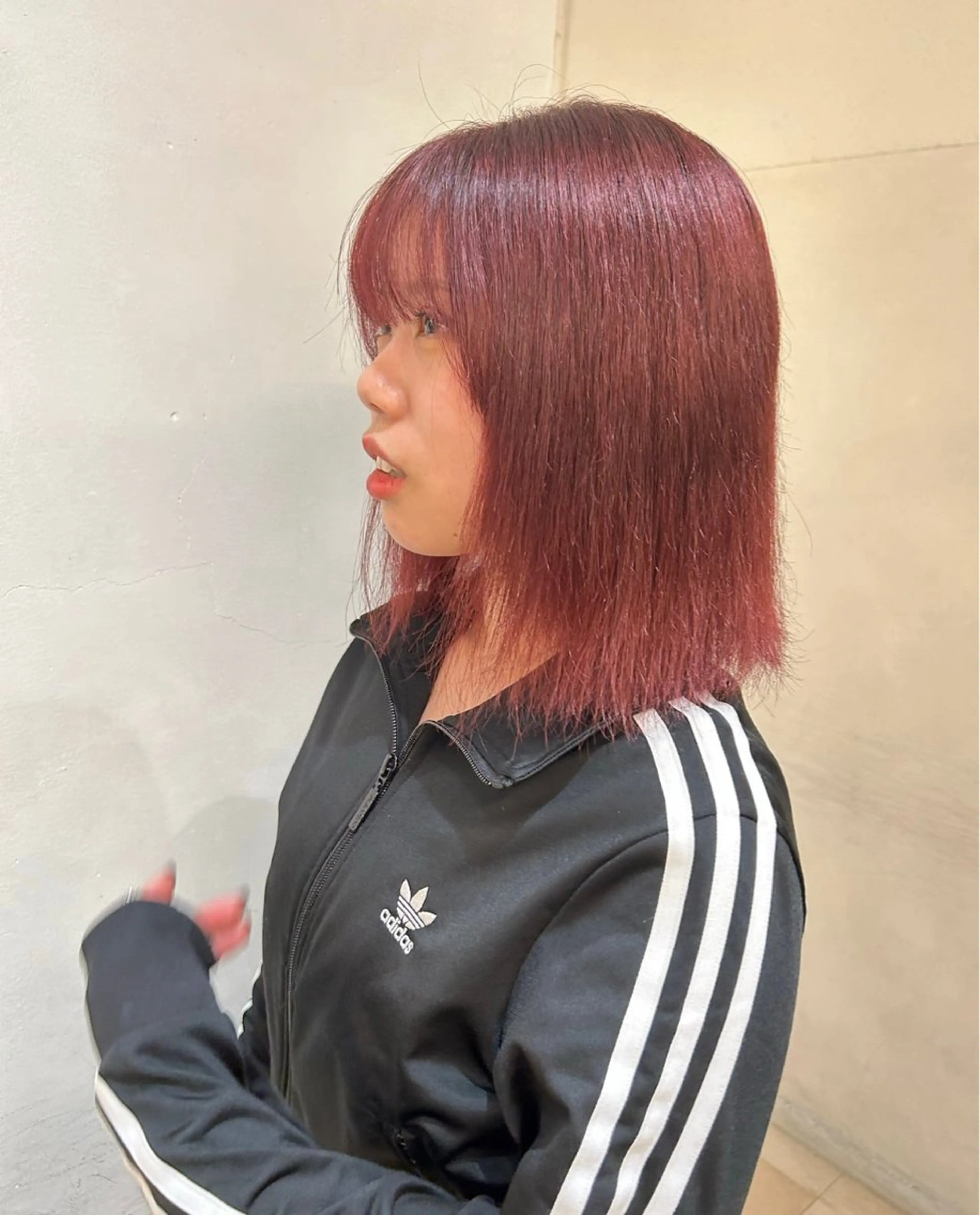 ミディアム ヘアカラー ゆうき あすかのヘアスタイル