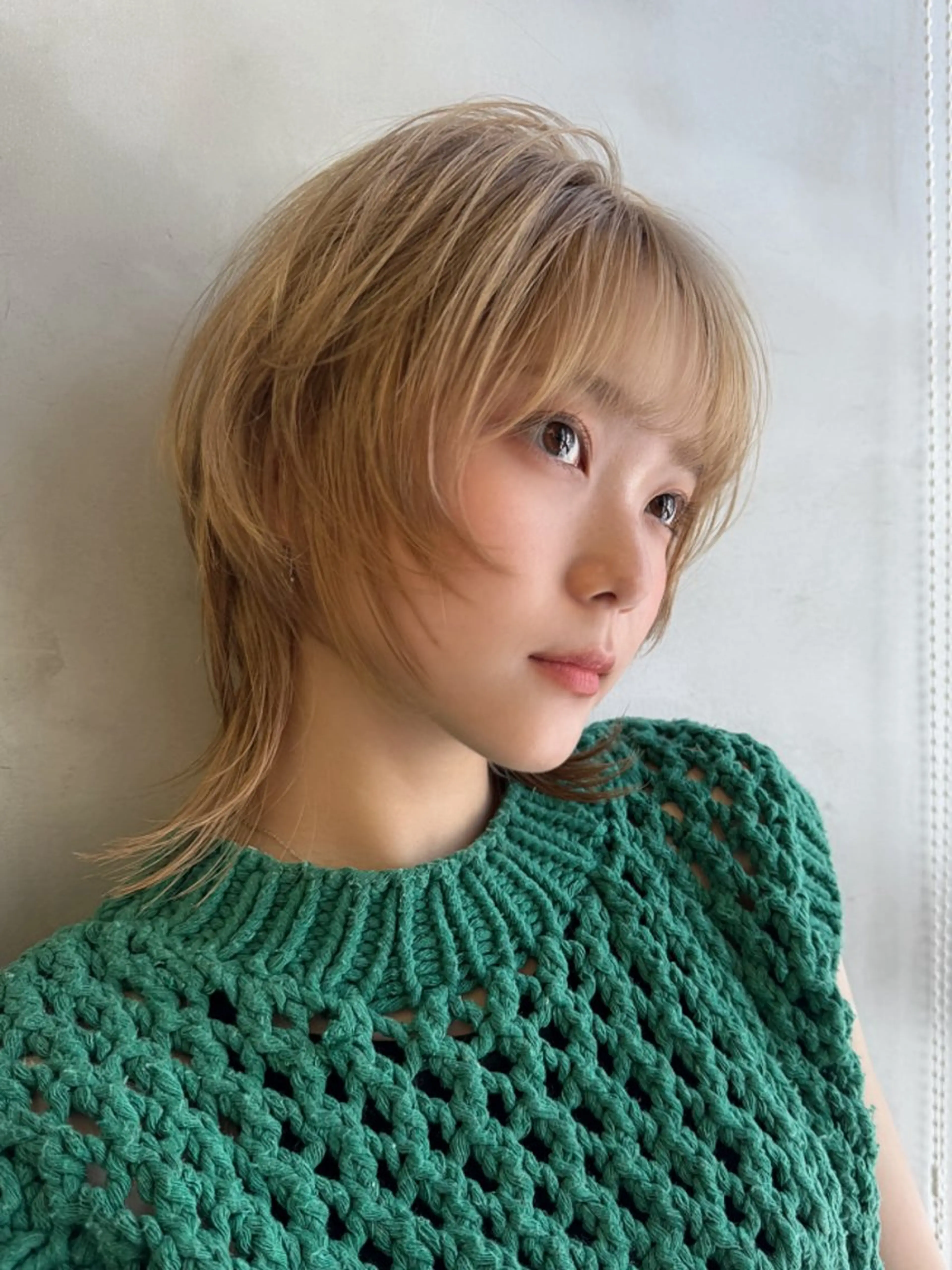 ミディアム ヘアカラー トリートメント Lond luce心斎橋所属・🍀小川大輔🍀 ボブ/ブリーチ🥇のヘアスタイル