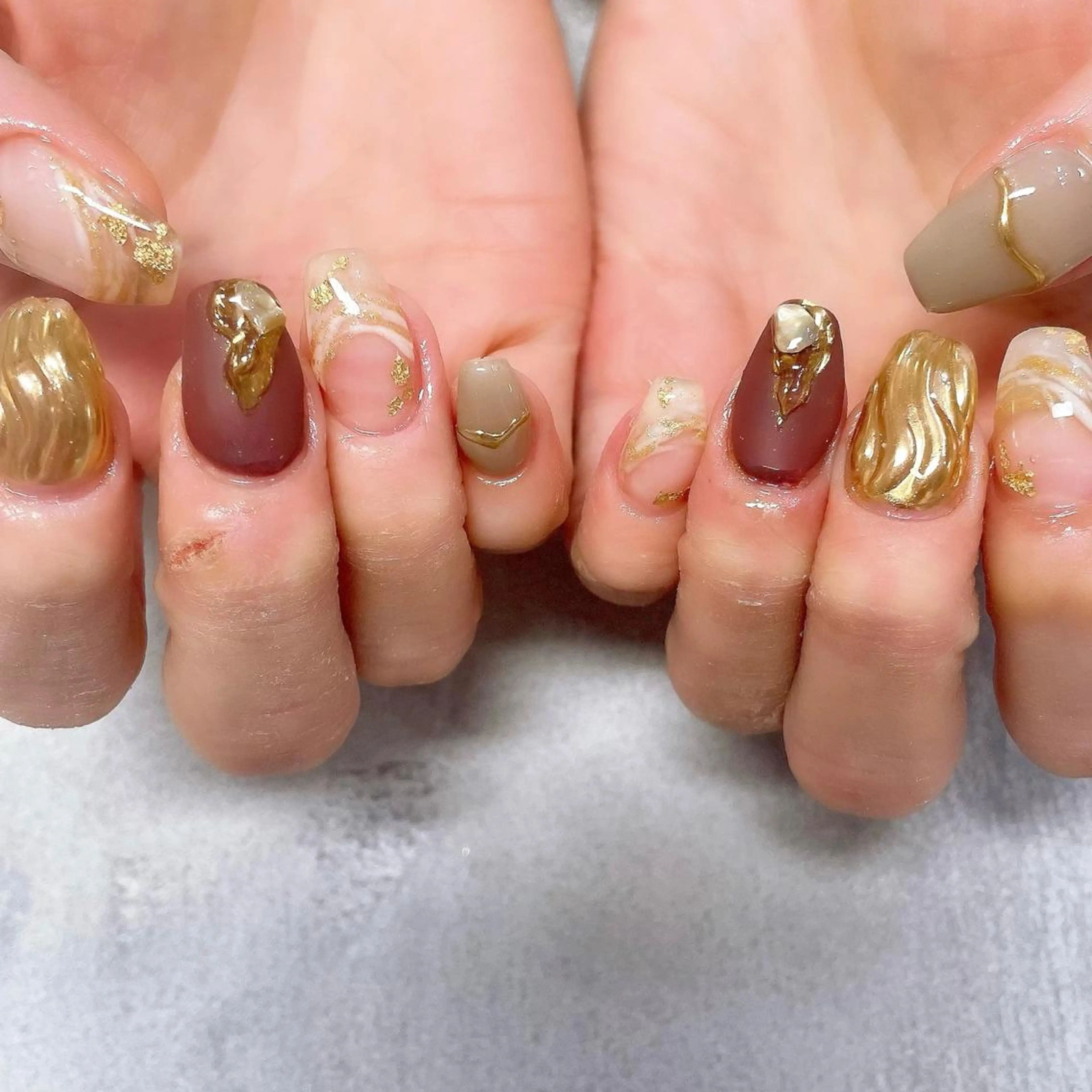 ネイル ニュアンス🌿‬ Aivy./アイビーのネイルデザイン