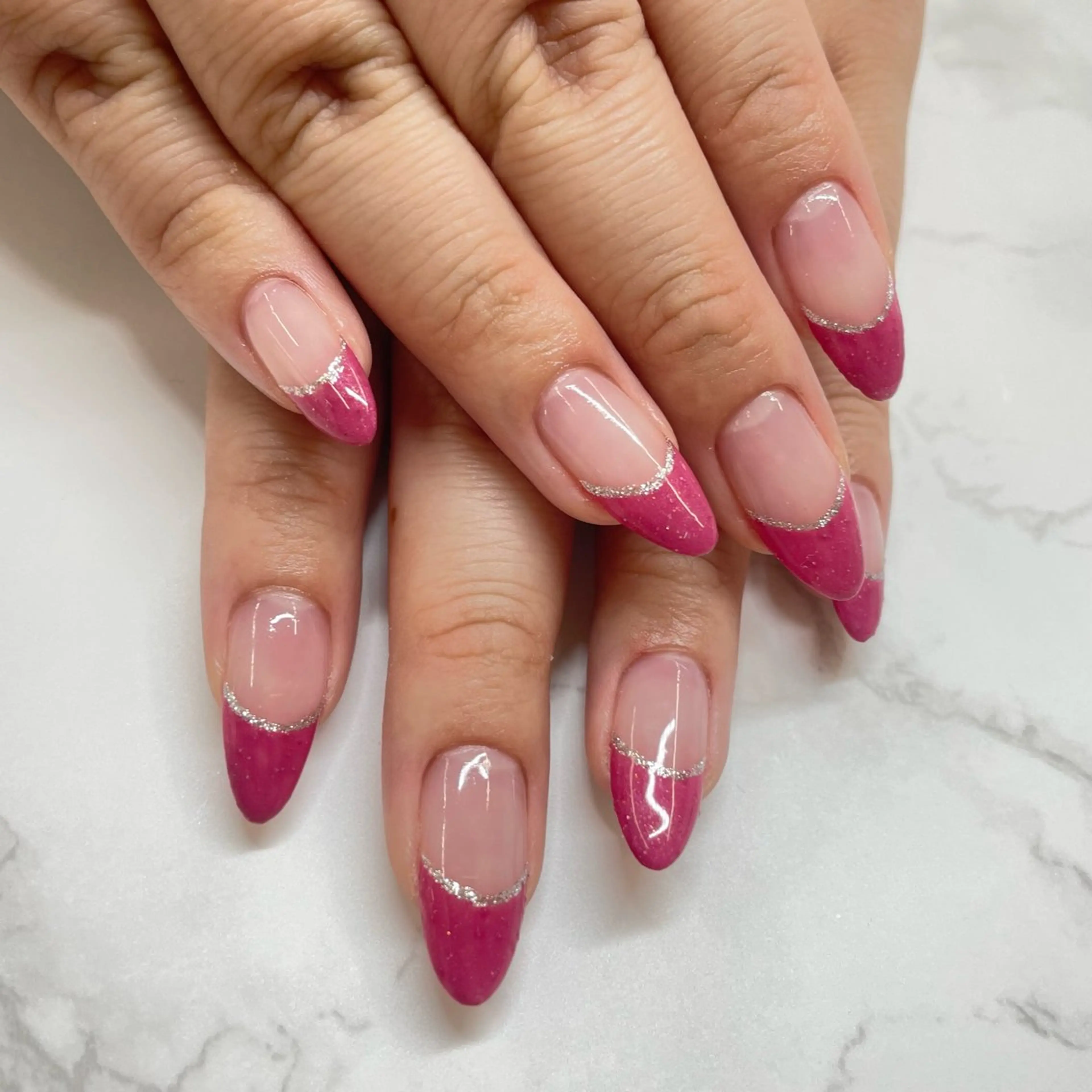 ネイル Can I Dressy国分寺所属・小沢樹里💙注意事項 をご確認くださいのネイルデザイン