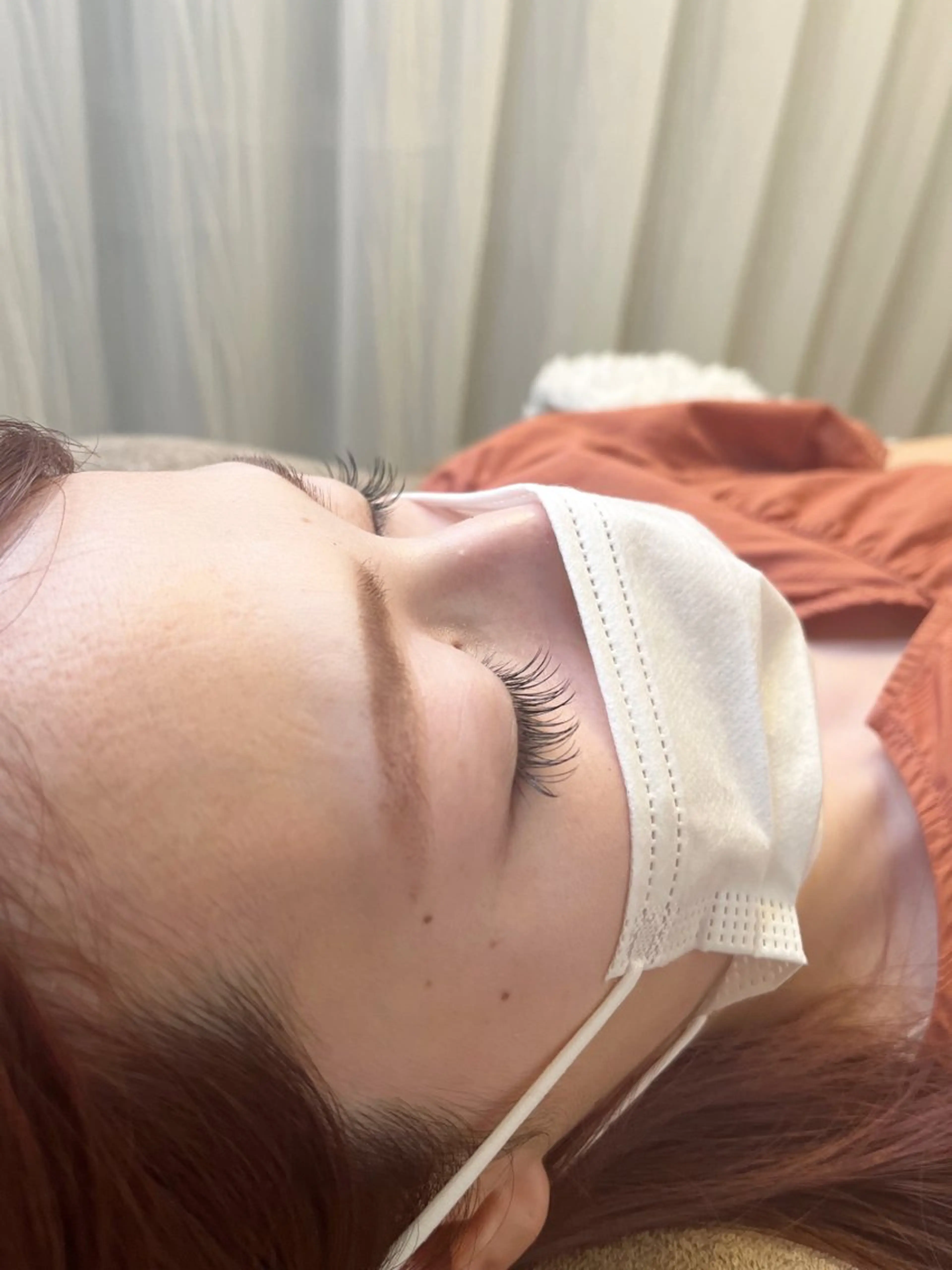 マツエク・マツパ フラットラッシュ 目尻長め eyelash salon M所属・M. yuinaのマツエク・マツパデザイン