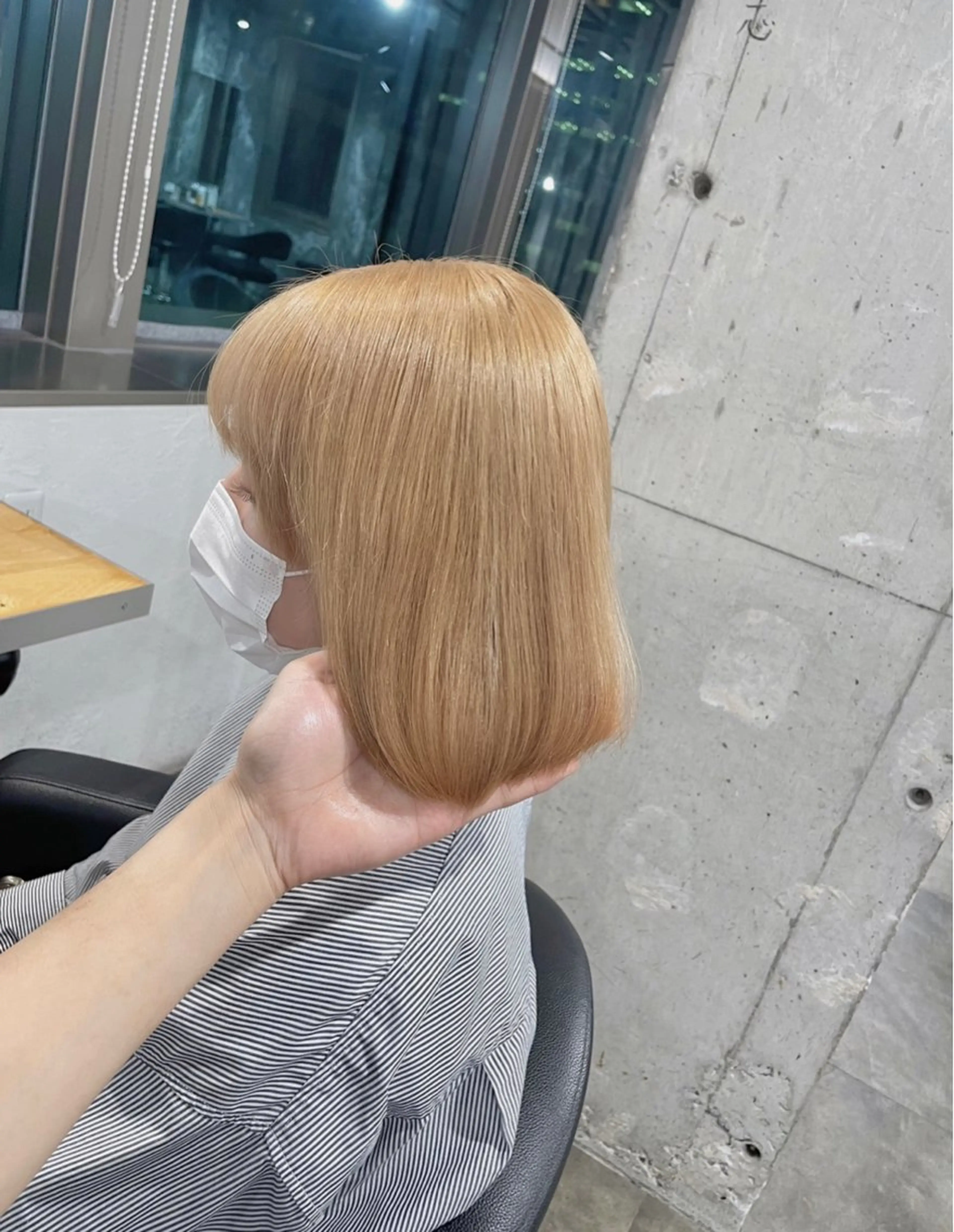 ショート カラー ヘアカラー トリートメント ヘッドスパ ヘアセット ベージュカラー💖 やすひろのヘアスタイル