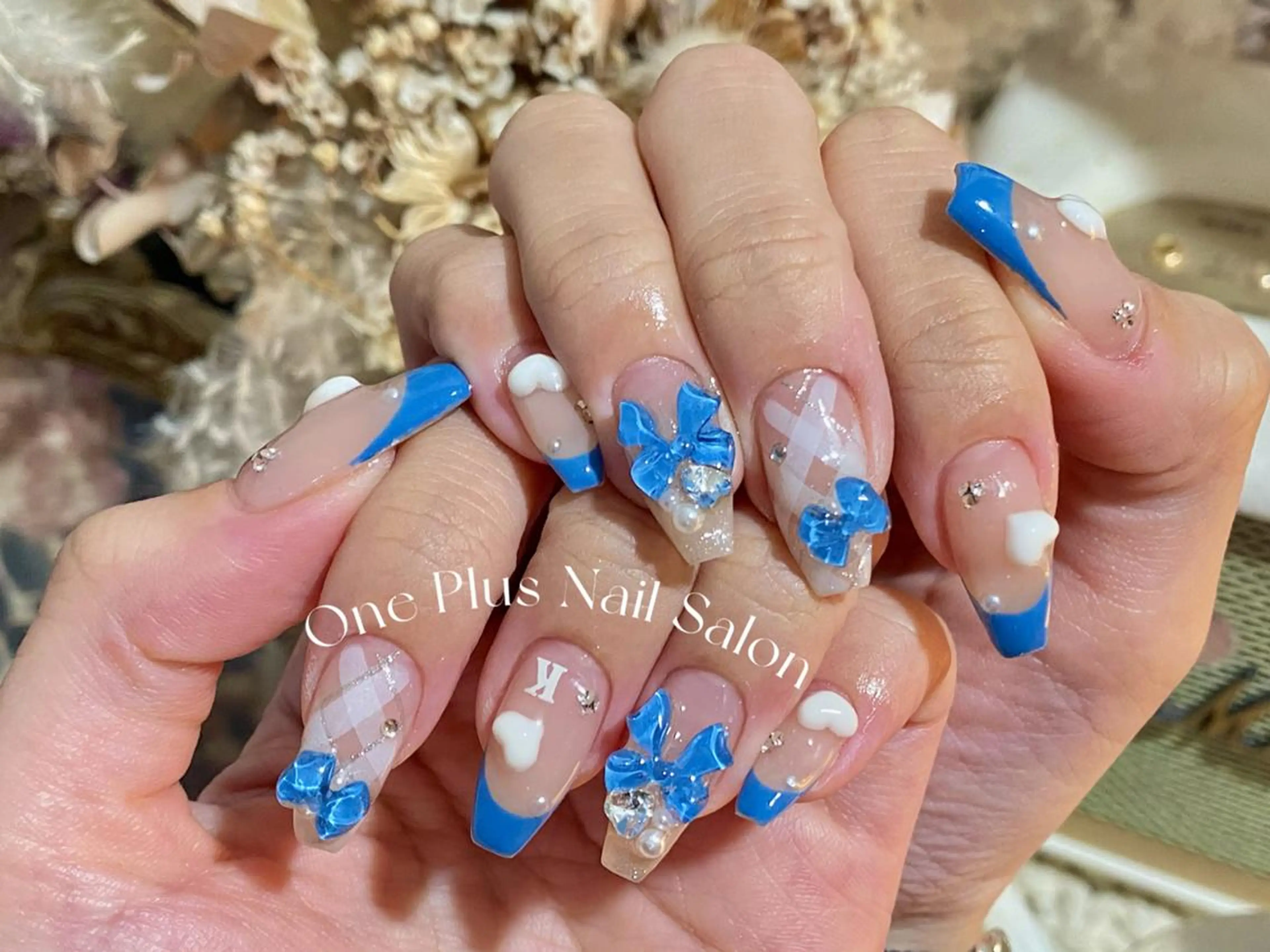 ネイル 成人式 スカルプネイル 春ネイル ワンホンネイル 冬ネイル ハンドネイル ハンドケア One Plus Nail Salonのネイルデザイン