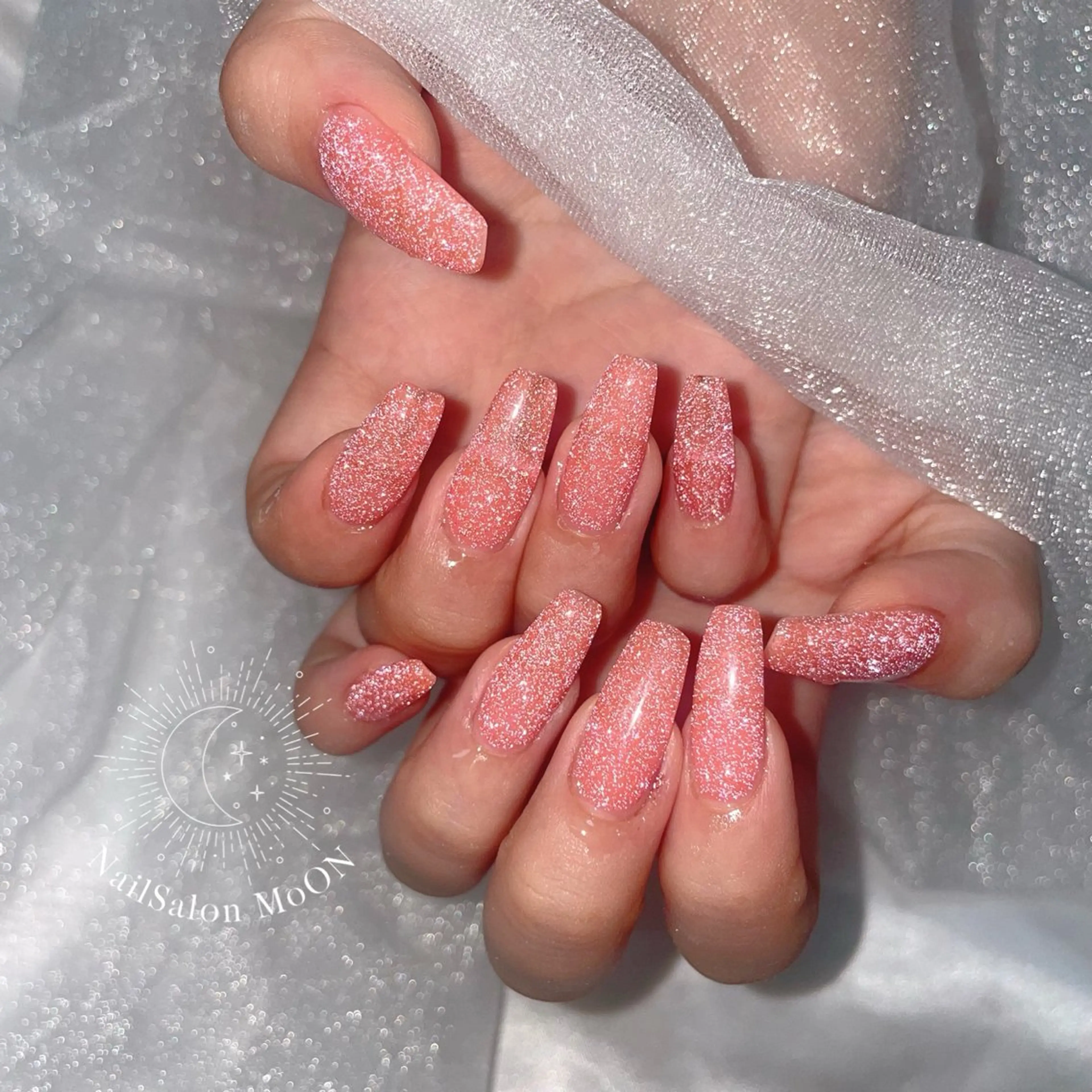 ネイル フラッシュネイル MoON...❤︎ MeGuのネイルデザイン