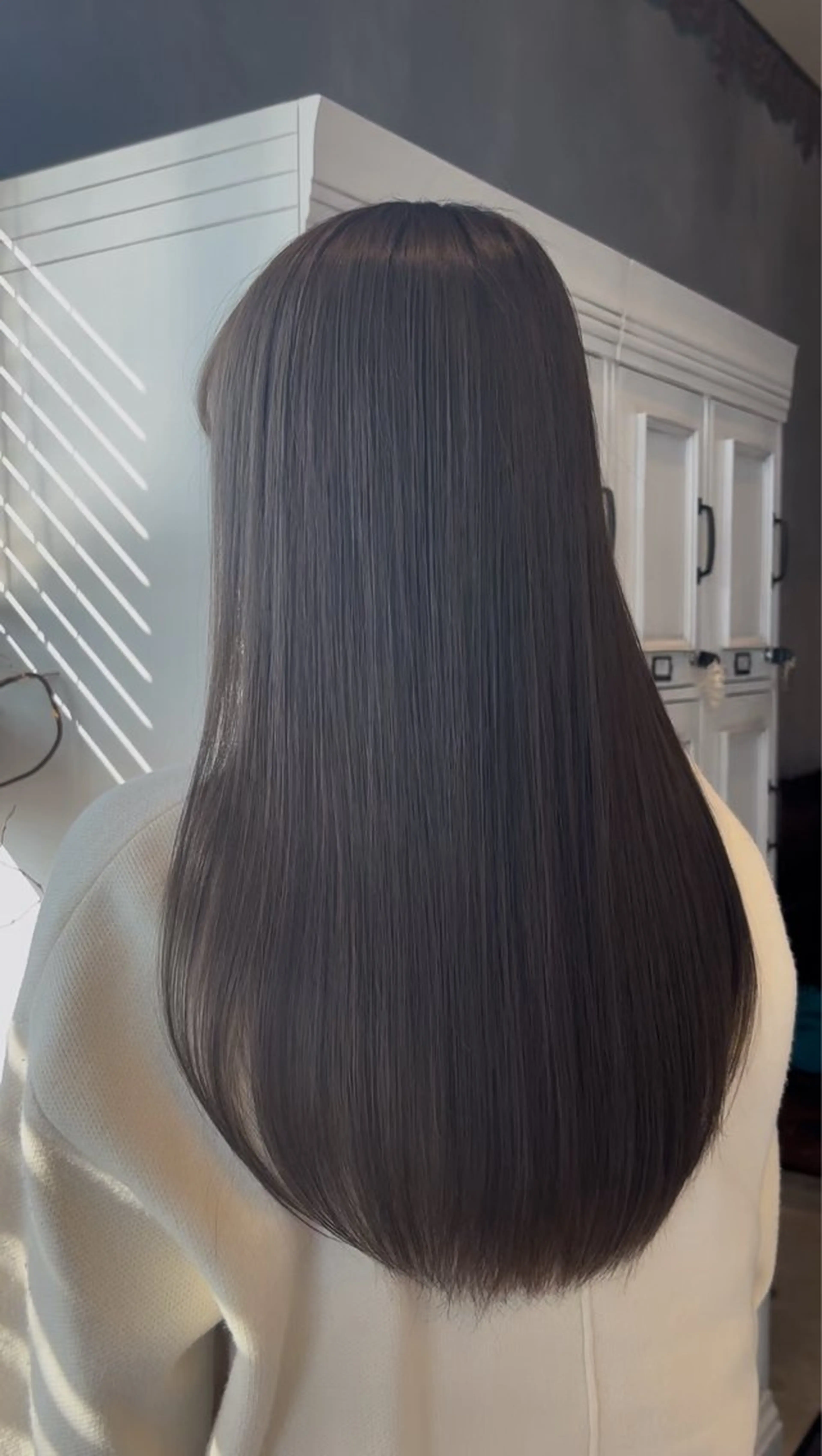 ロング カラー カット ヘアカラー 長瀬 友唯のヘアスタイル