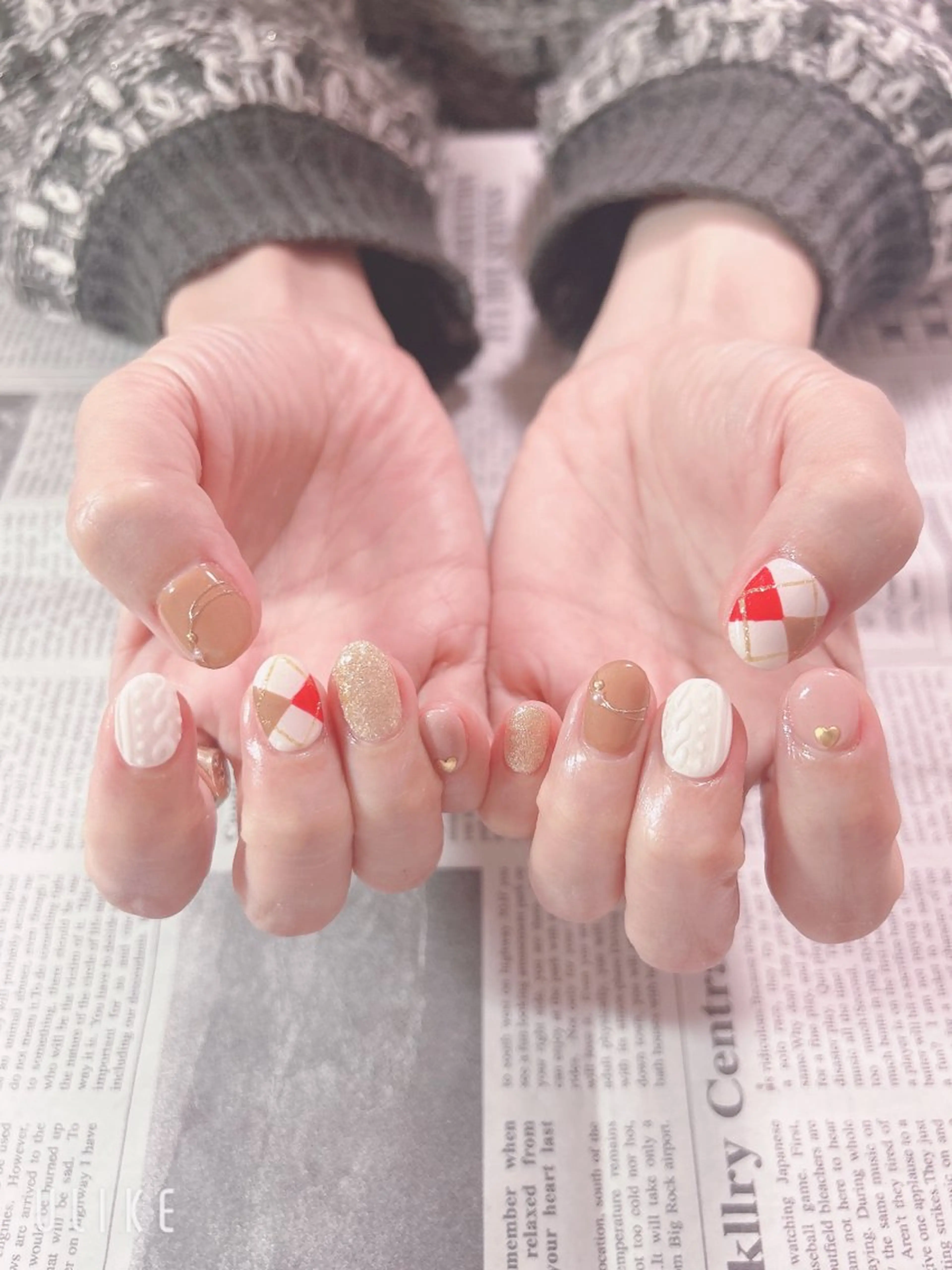 ネイル ハンドネイル ハンドケア 森山 舞のネイルデザイン