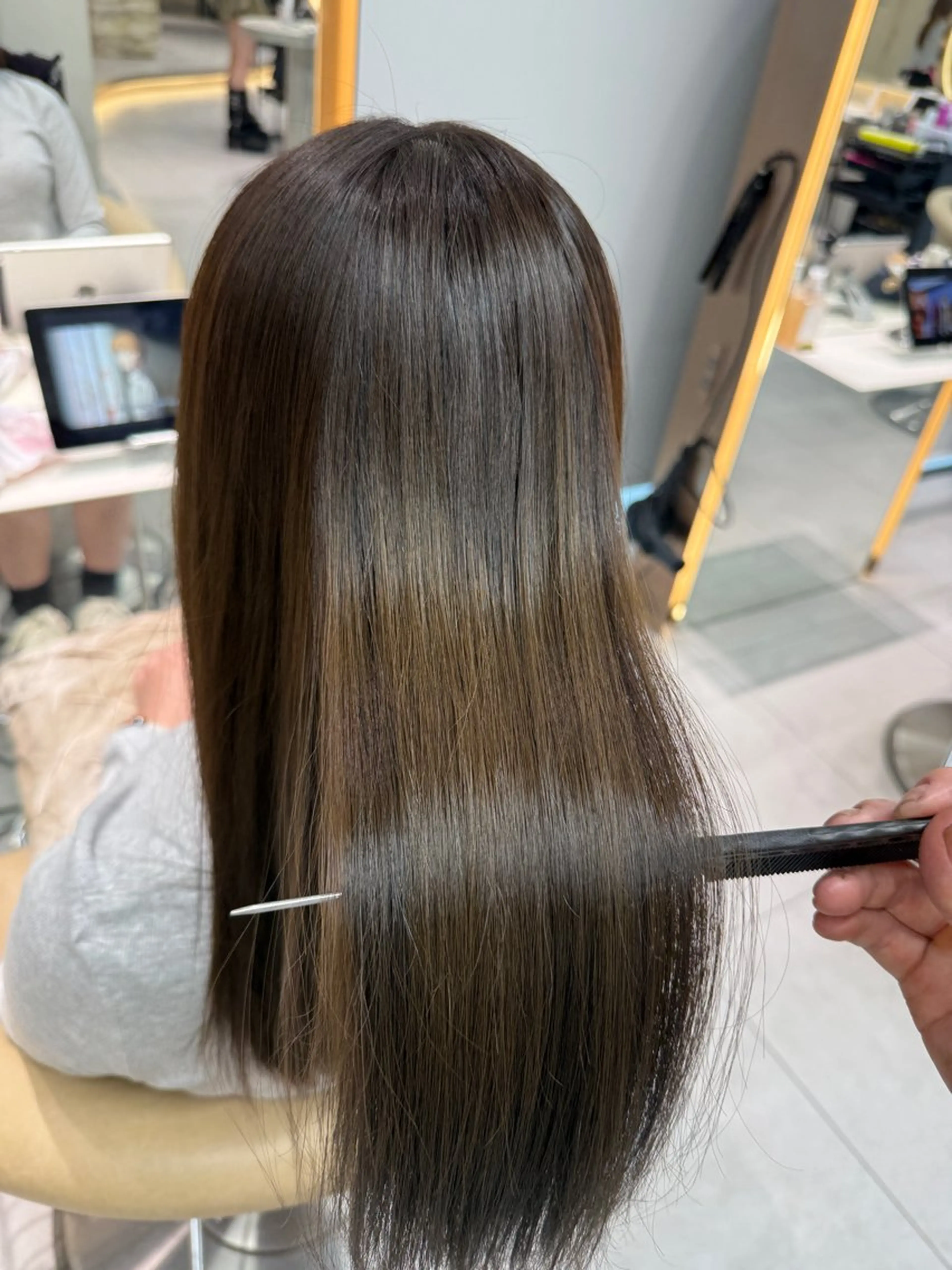 ロング ヘアカラー トリートメント ゆーだい🇰🇷韓国 🇰🇷×髪質改善のヘアスタイル