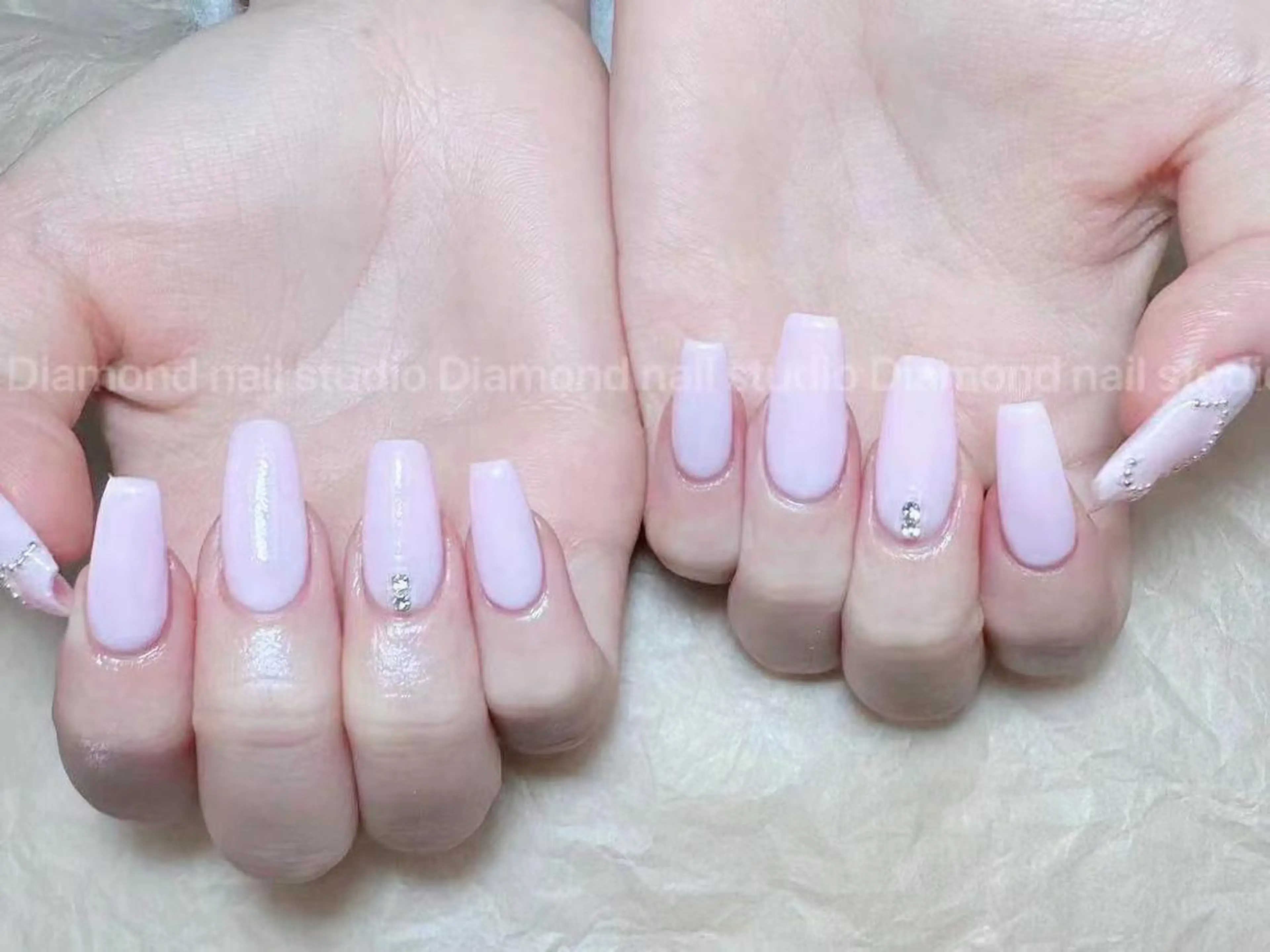 ネイル ハンドネイル DIAMOND Nail🍒のネイルデザイン