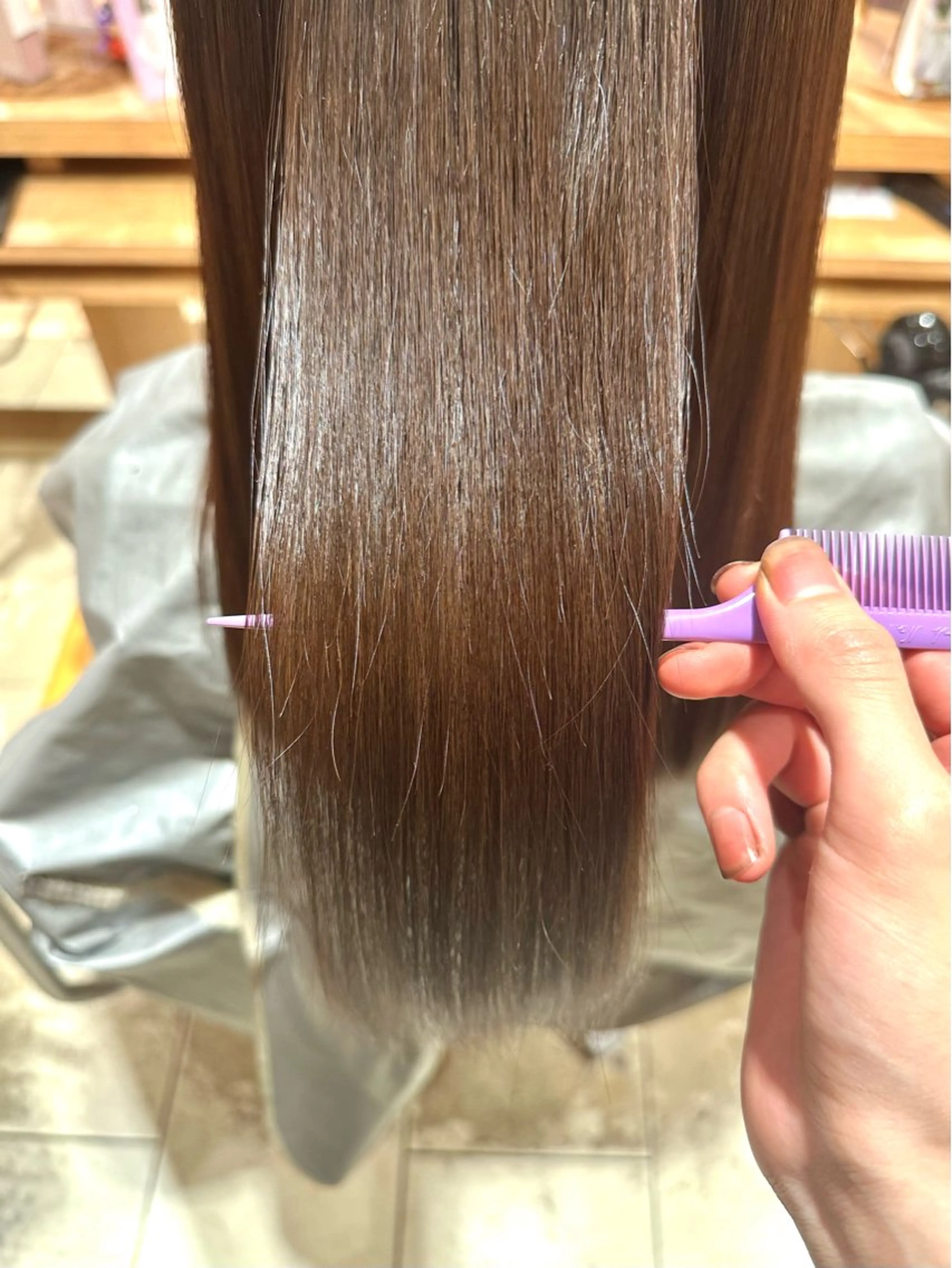 ロング 田中 汰知のヘアスタイル