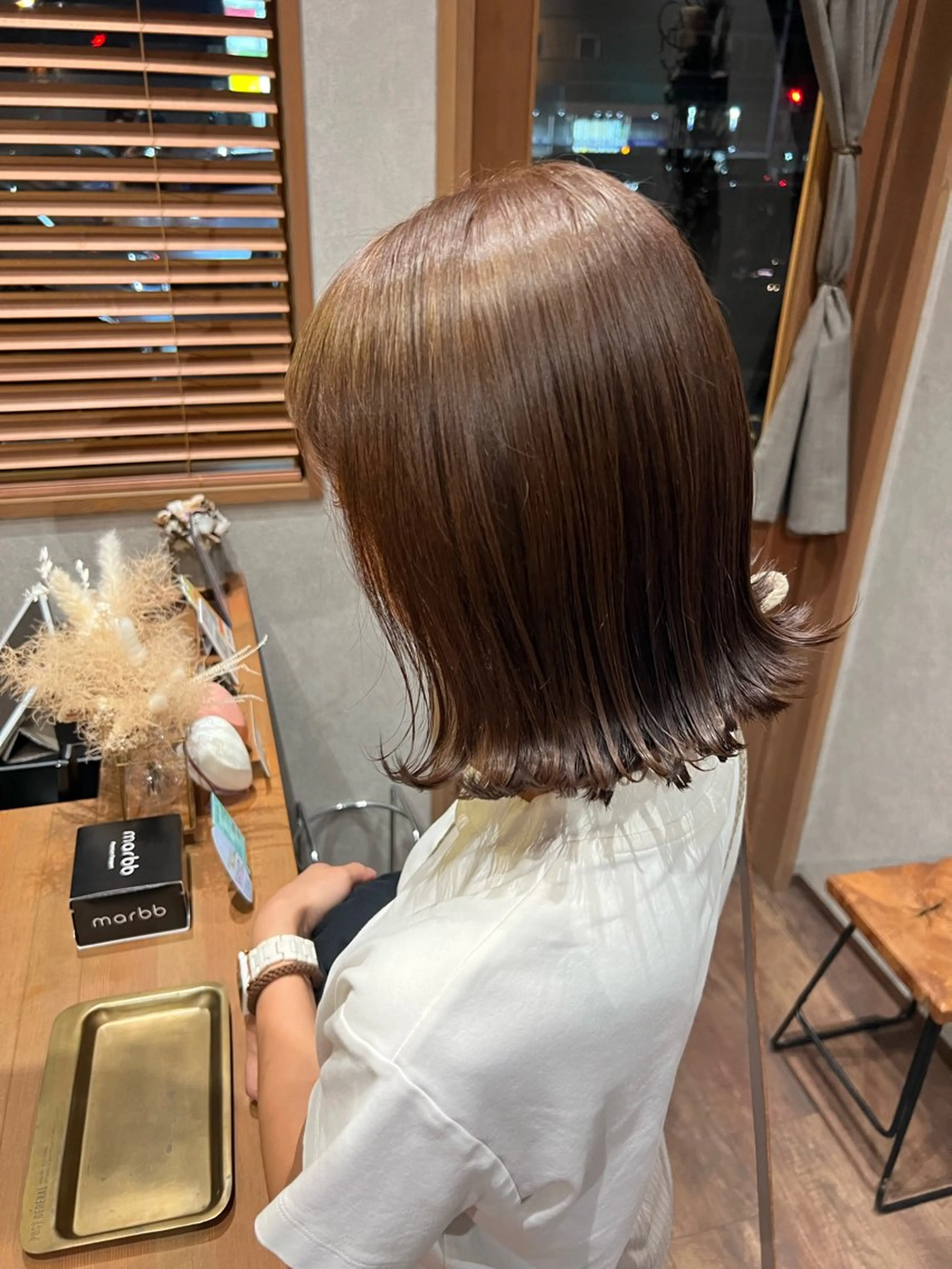 カラー ベージュカラー オリーブベージュ reiju （ranka）のヘアスタイル