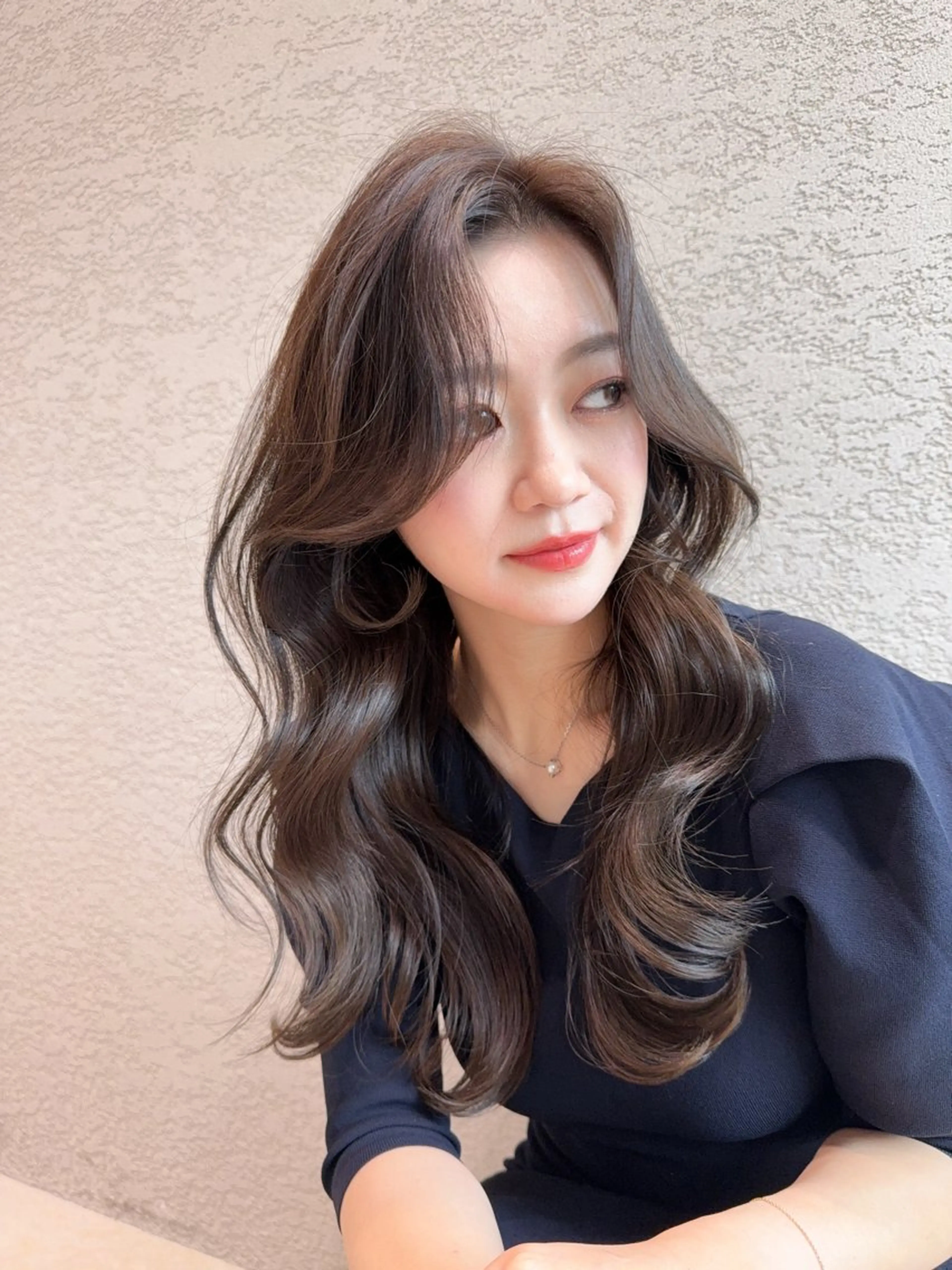 セミロング カラー カット ヘアカラー トリートメント レイヤー❣️縮毛矯正 川村利幸のヘアスタイル