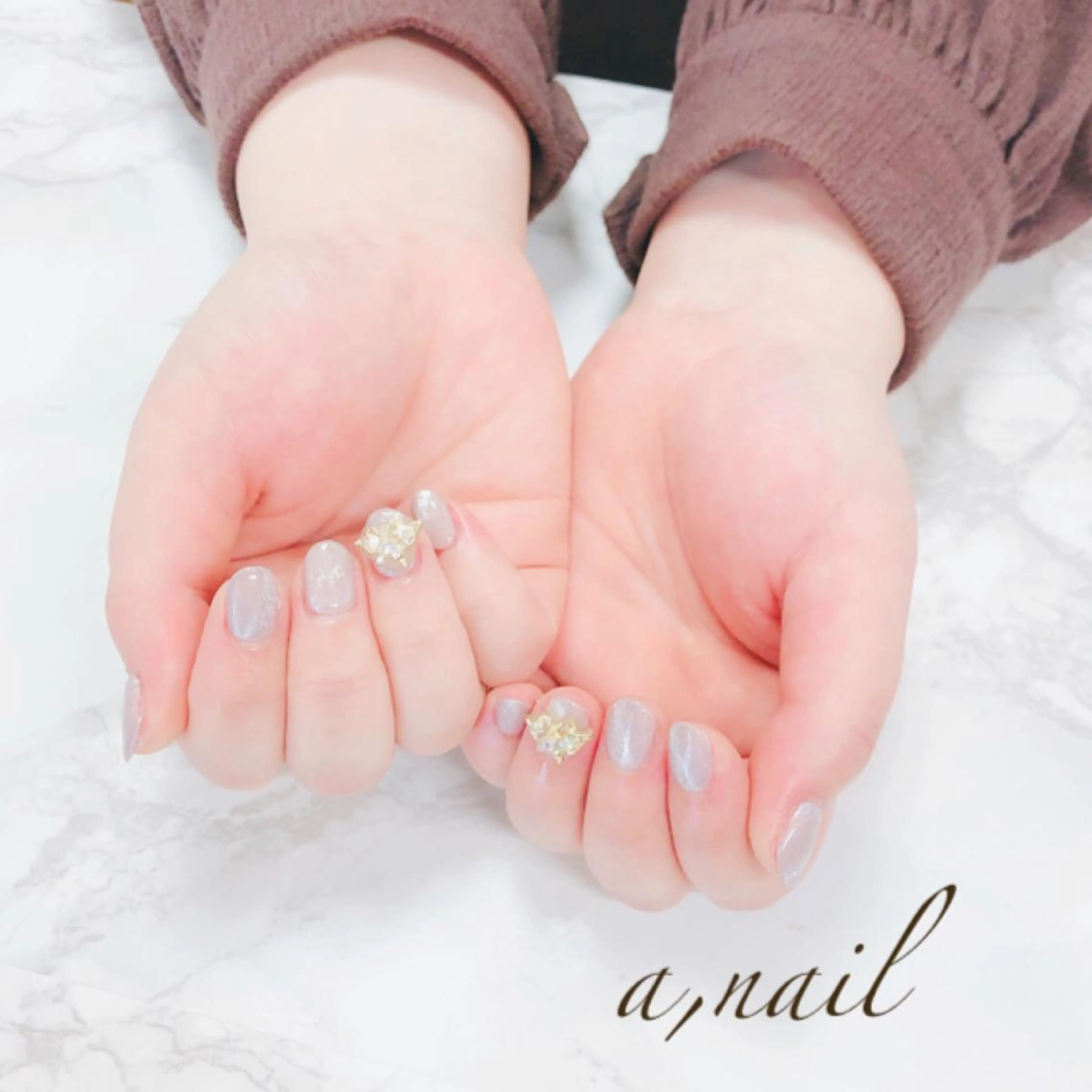 ネイル フットネイル ジェルネイル グラデーション マグネットネイル オフィスネイル ハンドネイル ネイルサロン エーネイルのネイルデザイン