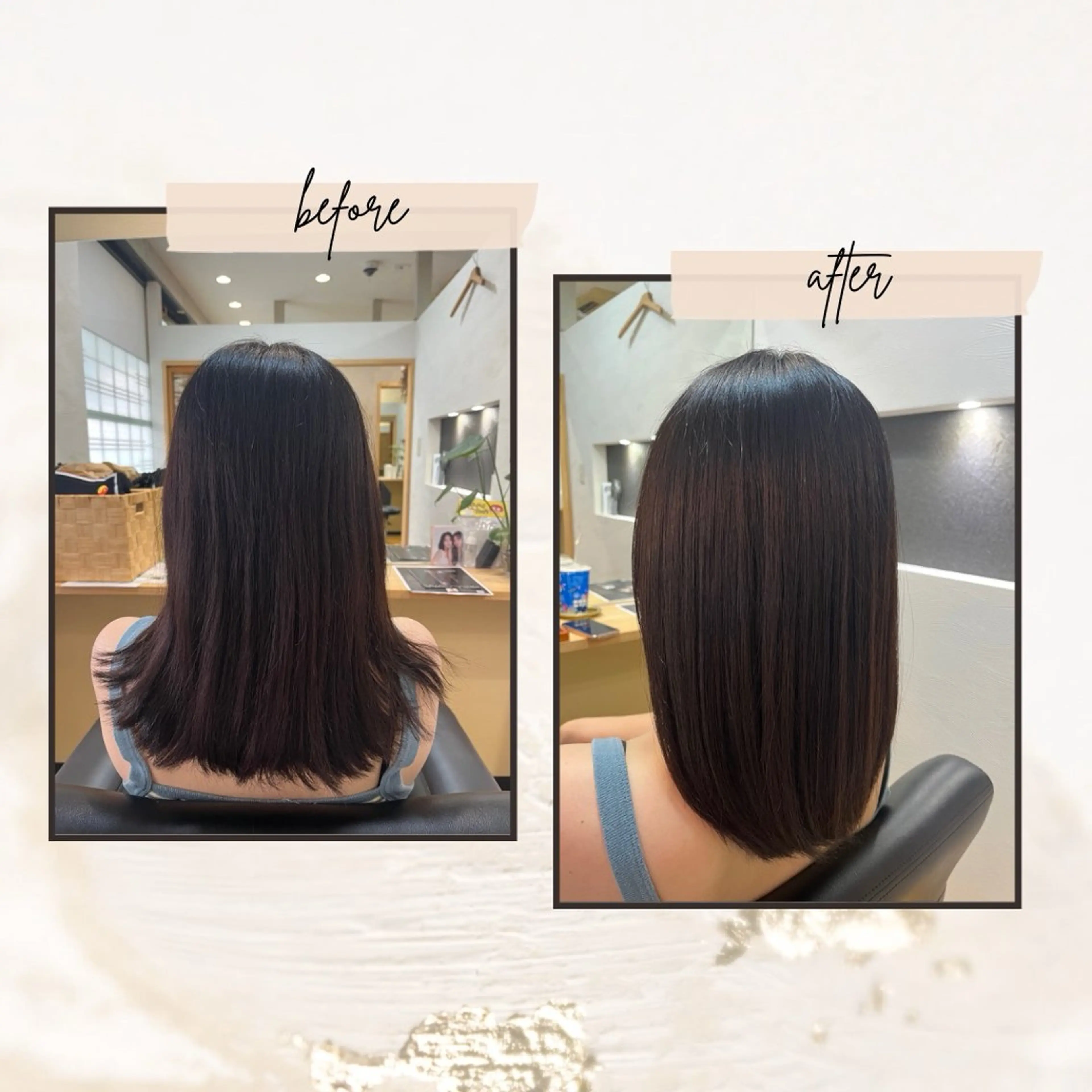 セミロング 髪屋　こころ所属・PATINA 安成 実記のヘアスタイル