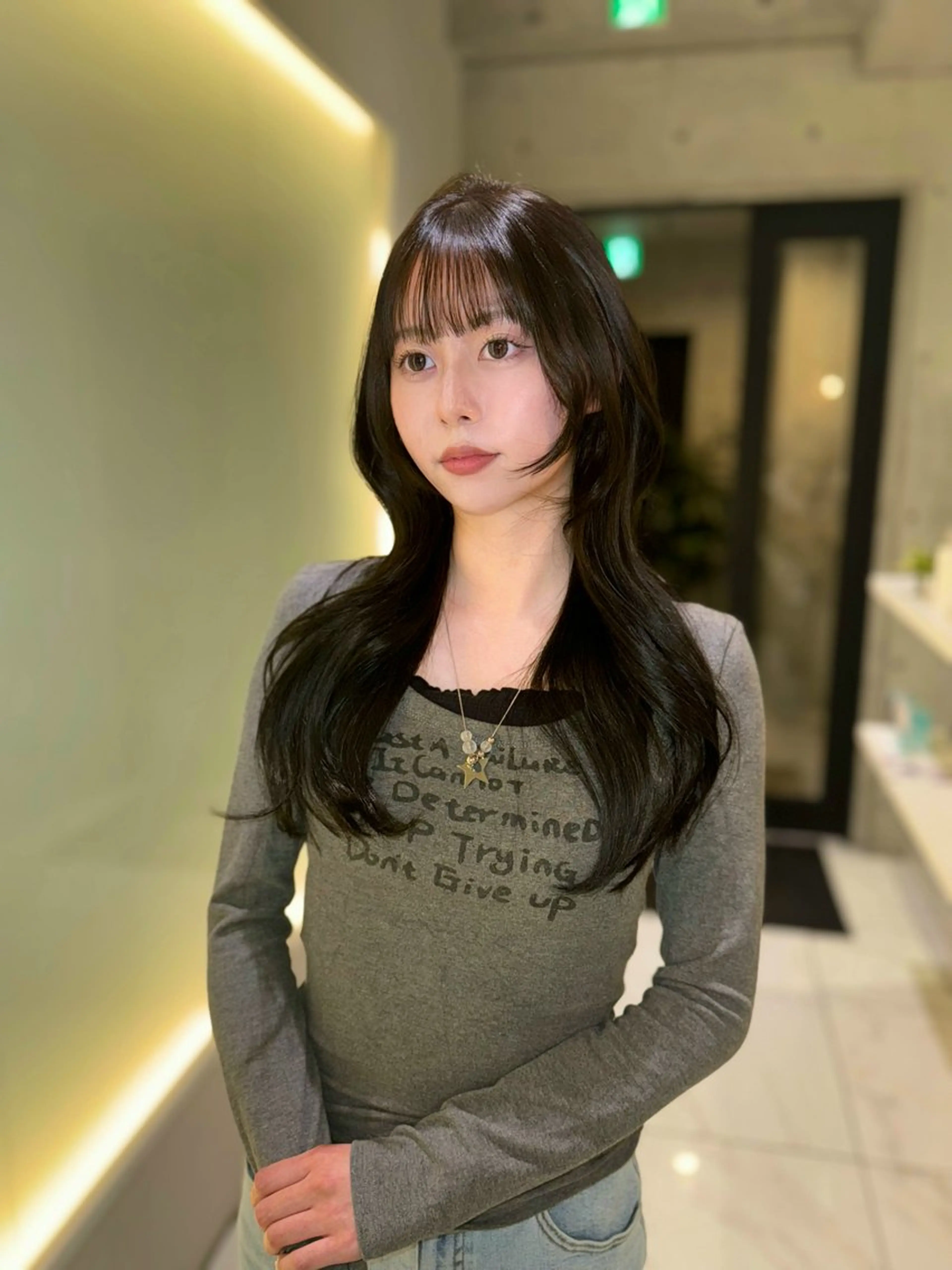 ロング カット トリートメント karina🌿レイ ヤーカット/髪質改善のヘアスタイル